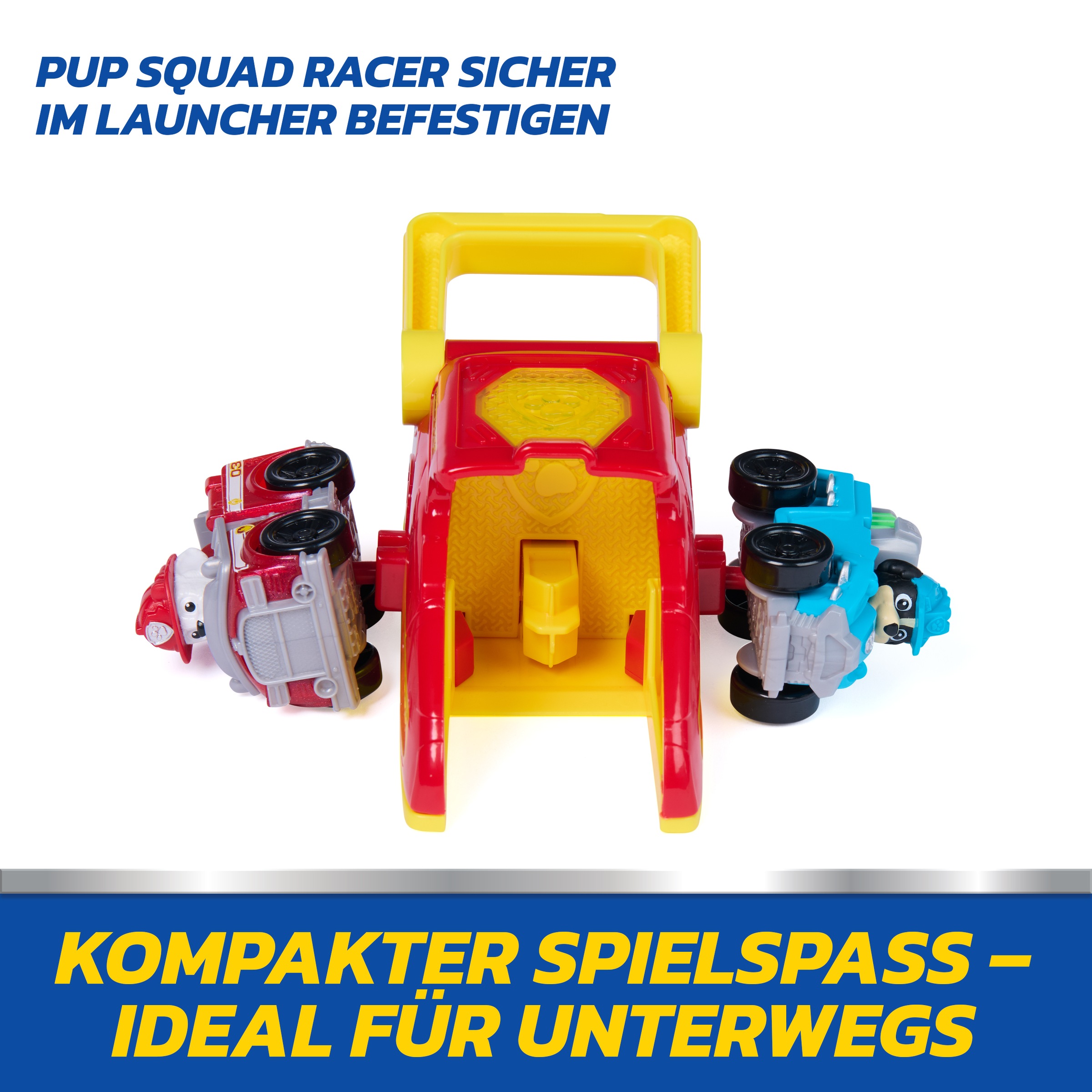 Spin Master Spielzeug-Auto »PAW Patrol – Pup Squad Launcher mit Marshall & Rex Fahrzeugen«