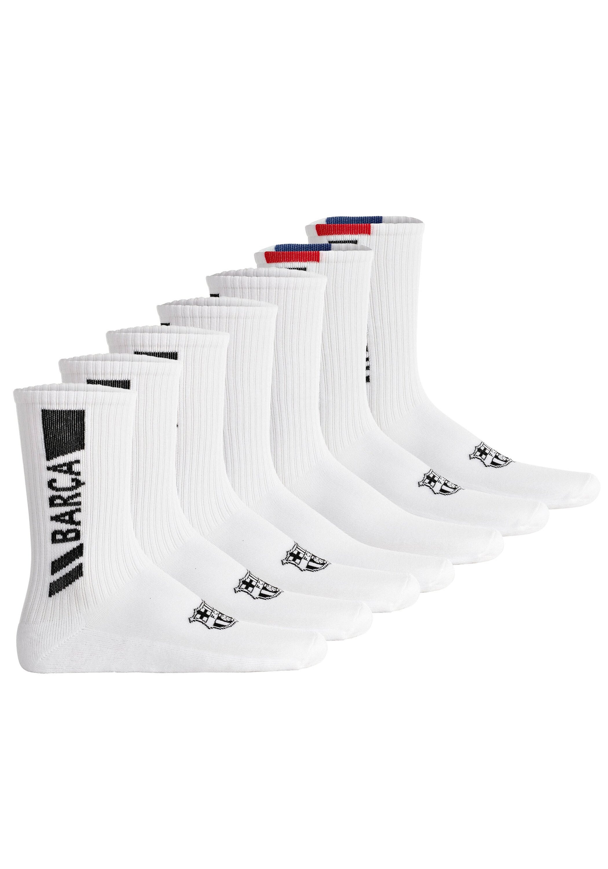 FC Barcelona Kurzsocken "Socken FCB Crew Socks 7-Pack 7er Pack" 7 Paar tlg.