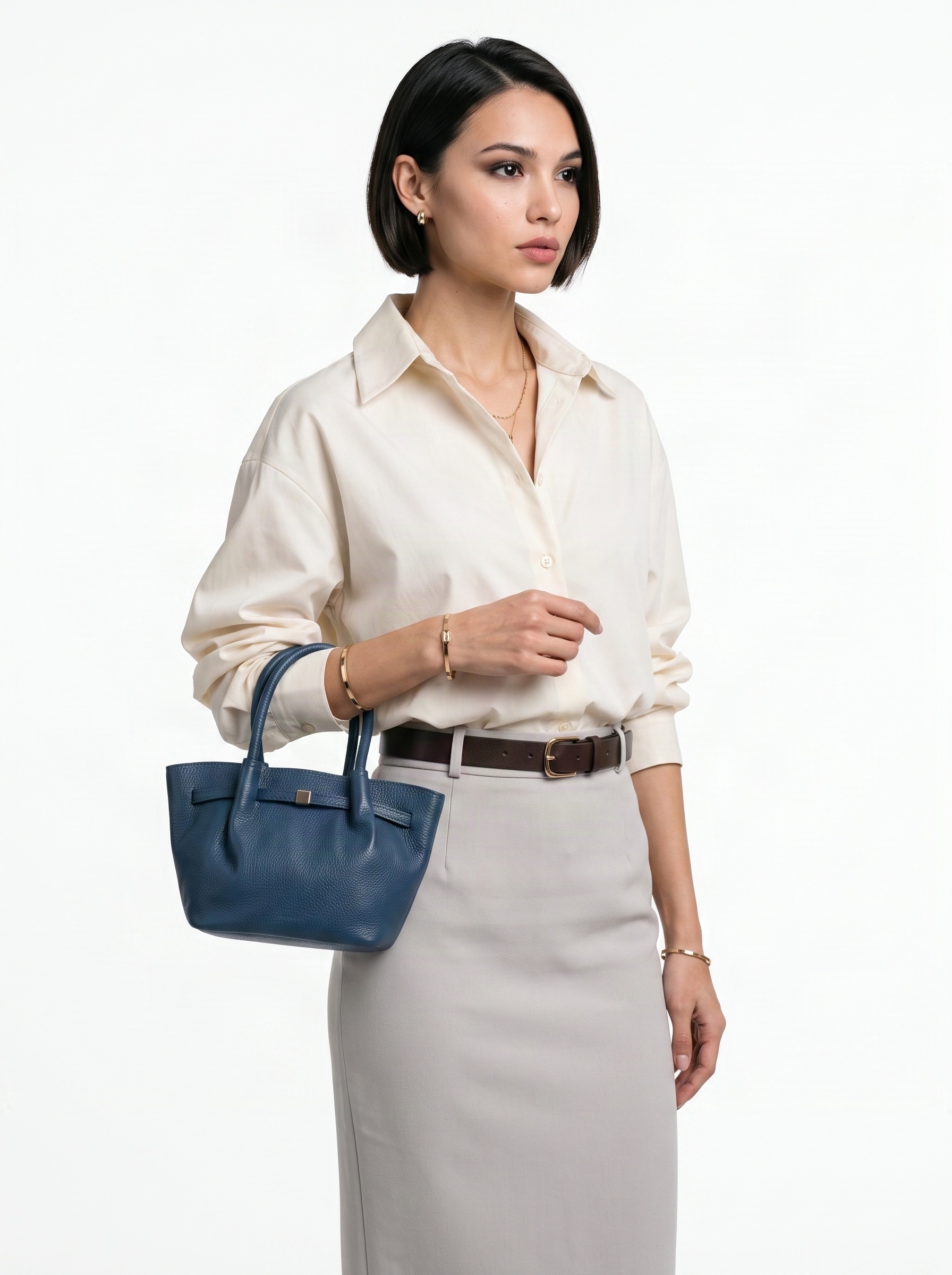 forty° Henkeltasche »Colentessa - S« echt Leder, Made in Italy