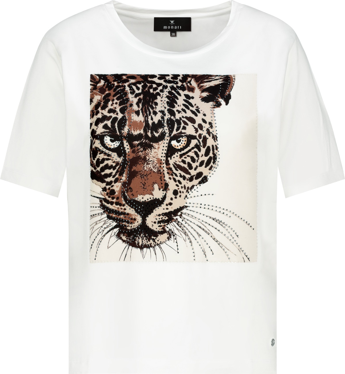 Monari T-Shirt »Shirt Leo« Regular fit mit Leoparden-Print
