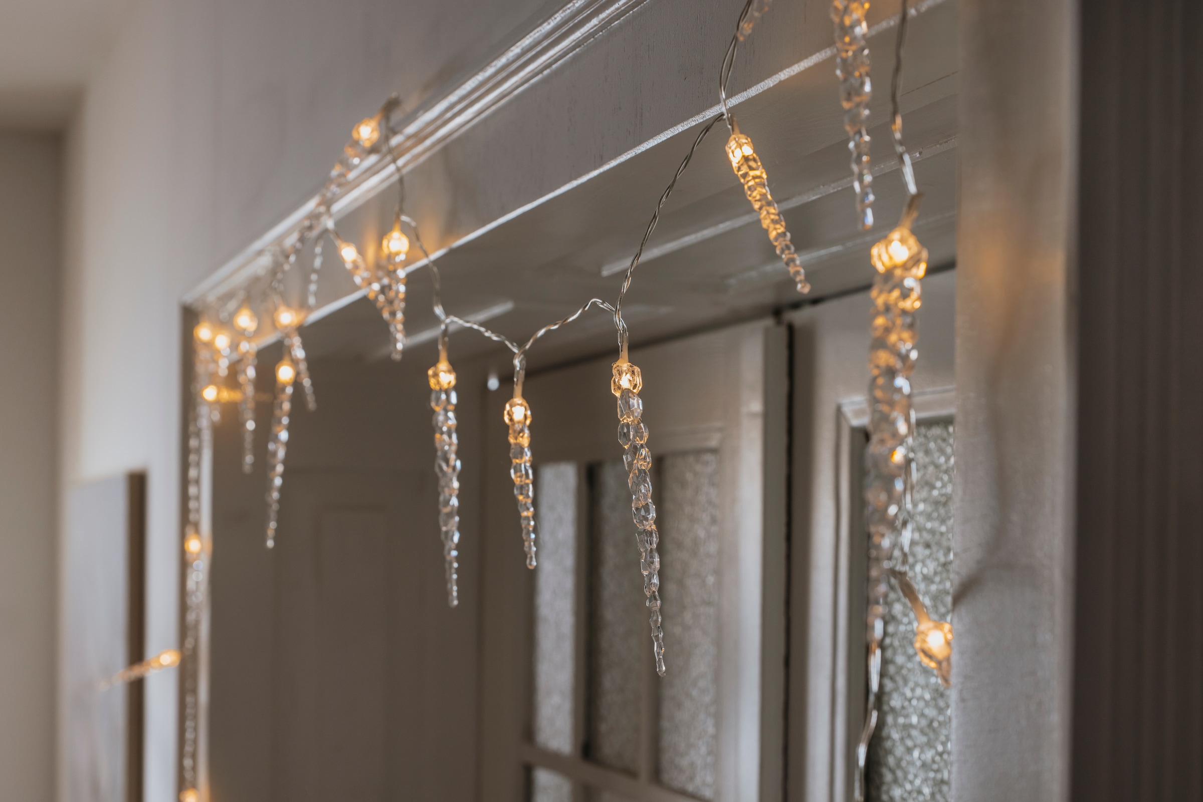 my home LED-Lichterkette »Katelyn, Weihnachtsdeko aussen«, mit Eiszapfen  und 40 warmweißen LEDs, inkl. Timer bestellen | BAUR