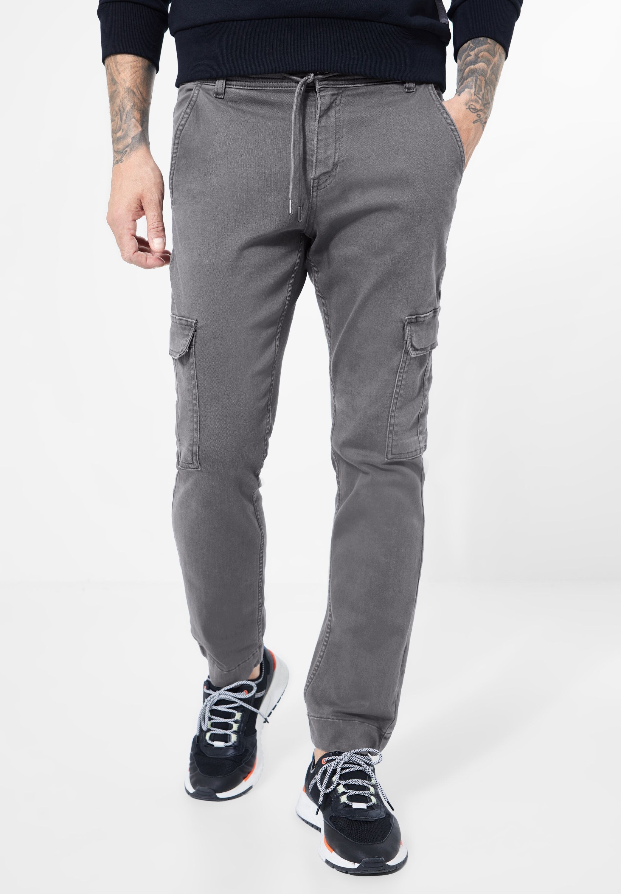 STREET ONE MEN Cargohose, mit Cargo Taschen