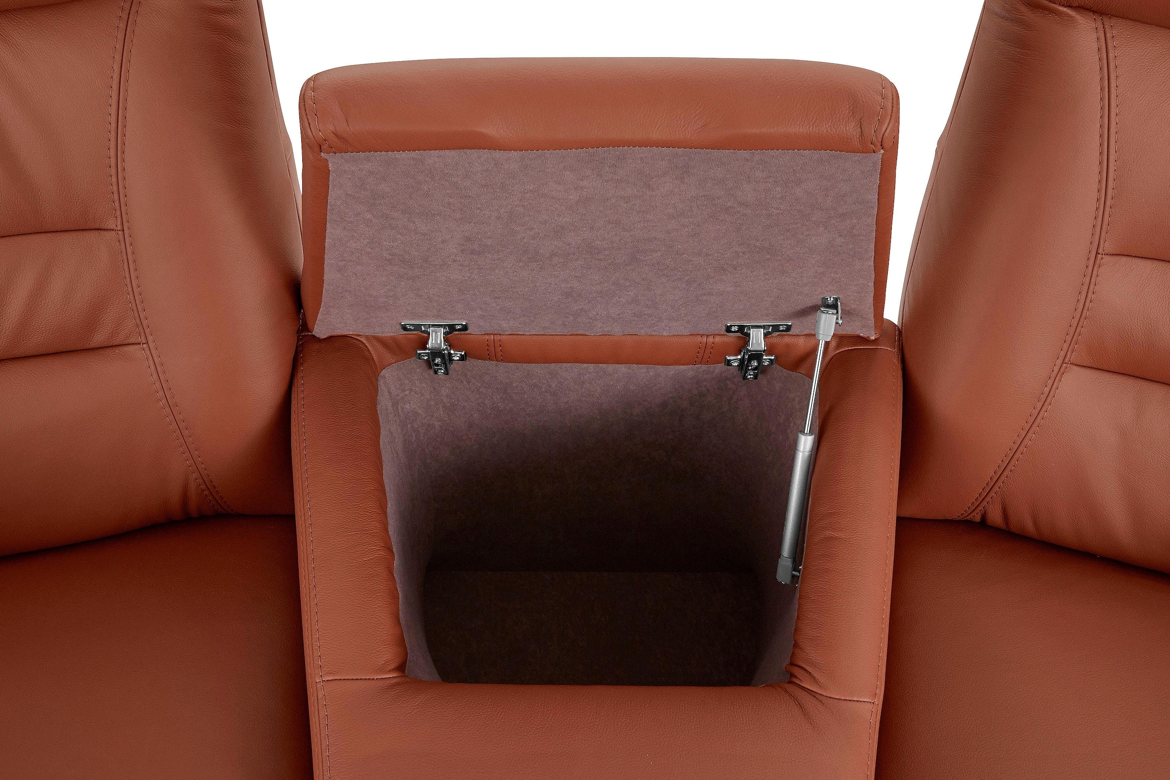 exxpo - sofa fashion 2,5-Sitzer »Ascoli, Kinosofa mit hohem Sitzkomfort, bequeme Armlehnen«, inkl. Relaxfunktion, mit Ablage und Staufach, hohe Rückenlehne