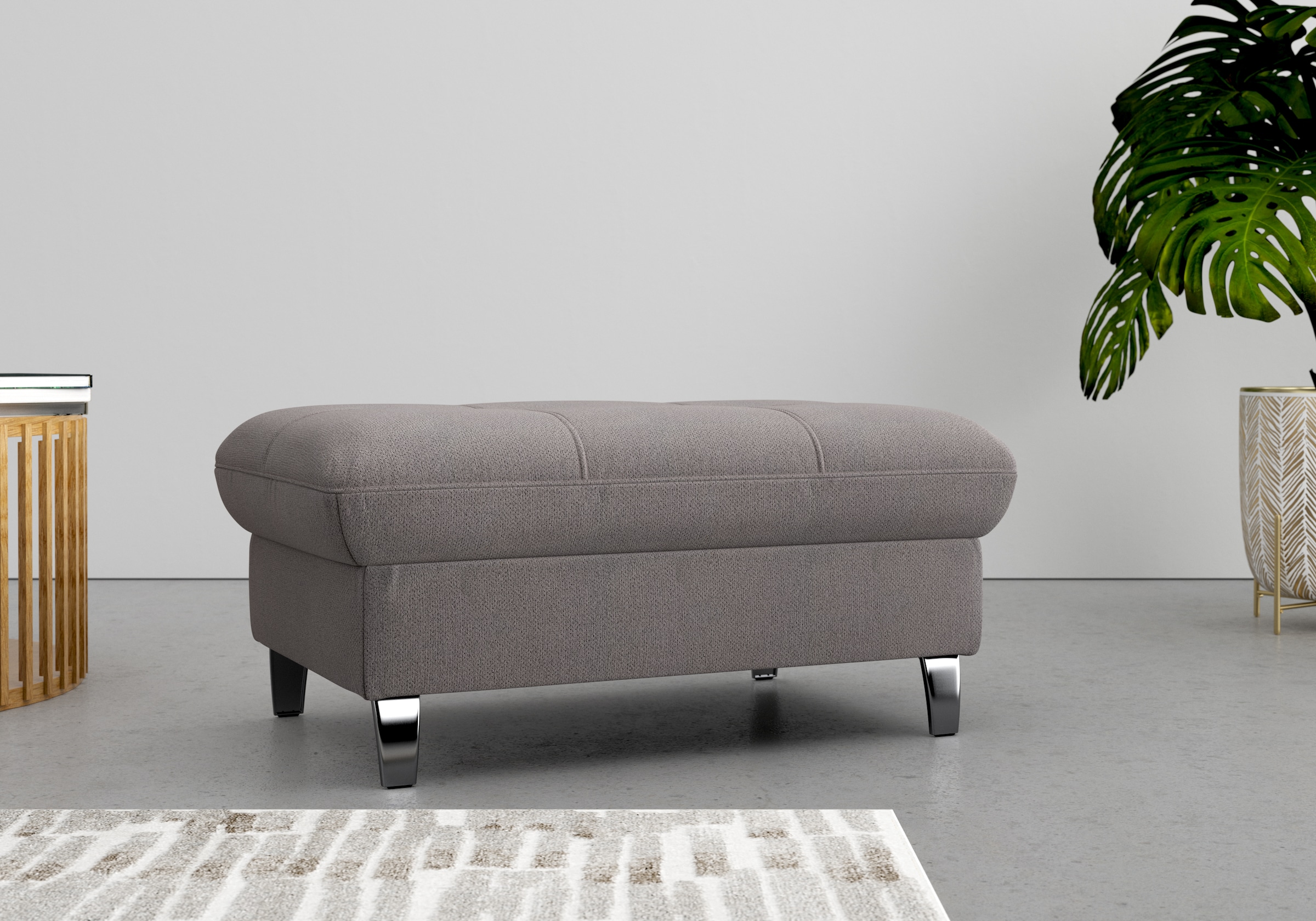 sit&more Stauraumhocker »Maggiore«, mit Stauraum und modernen Metallbeinen