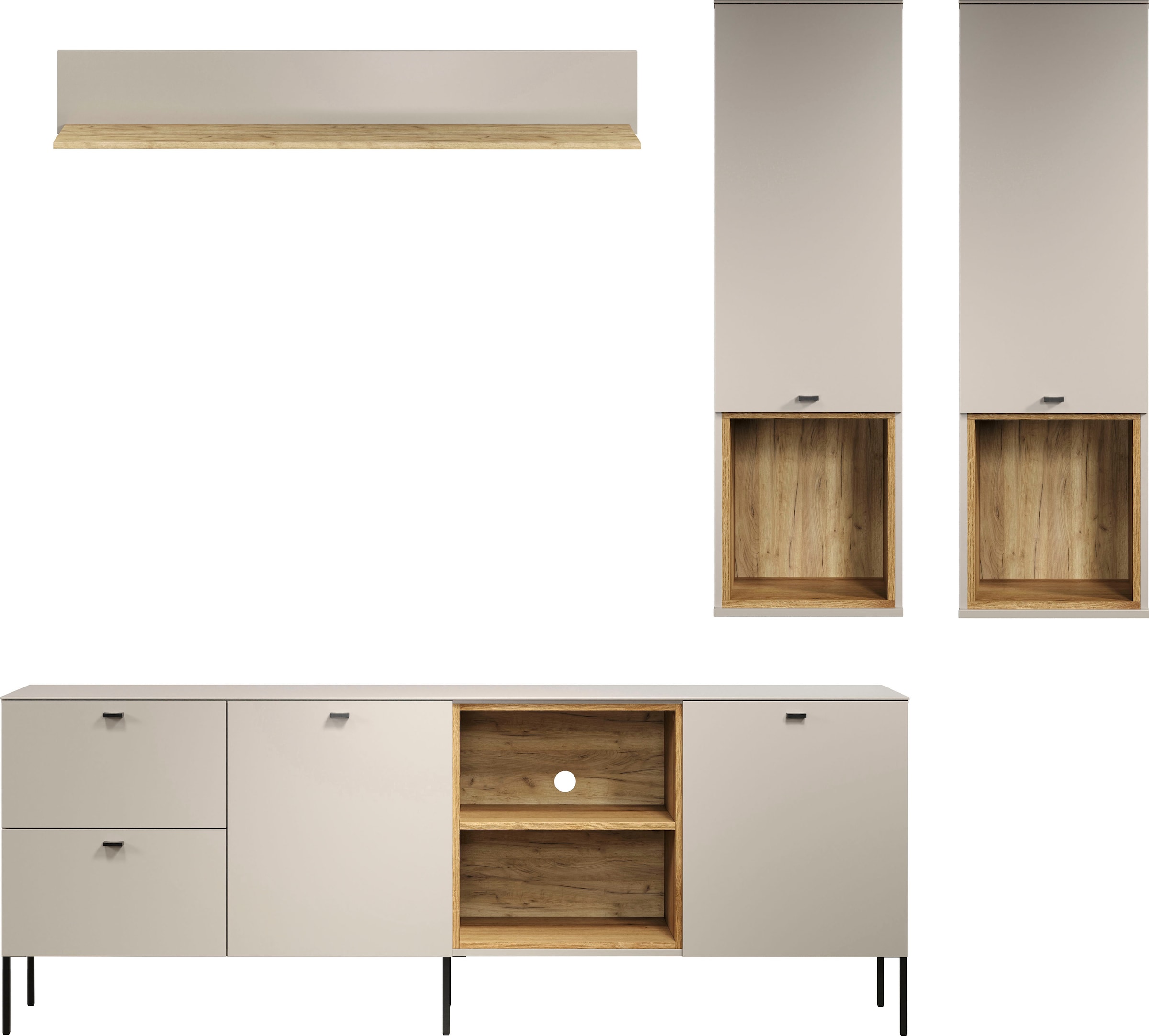 PLACES OF STYLE Wohnzimmer-Set »San Pedro« (Komplett-S...