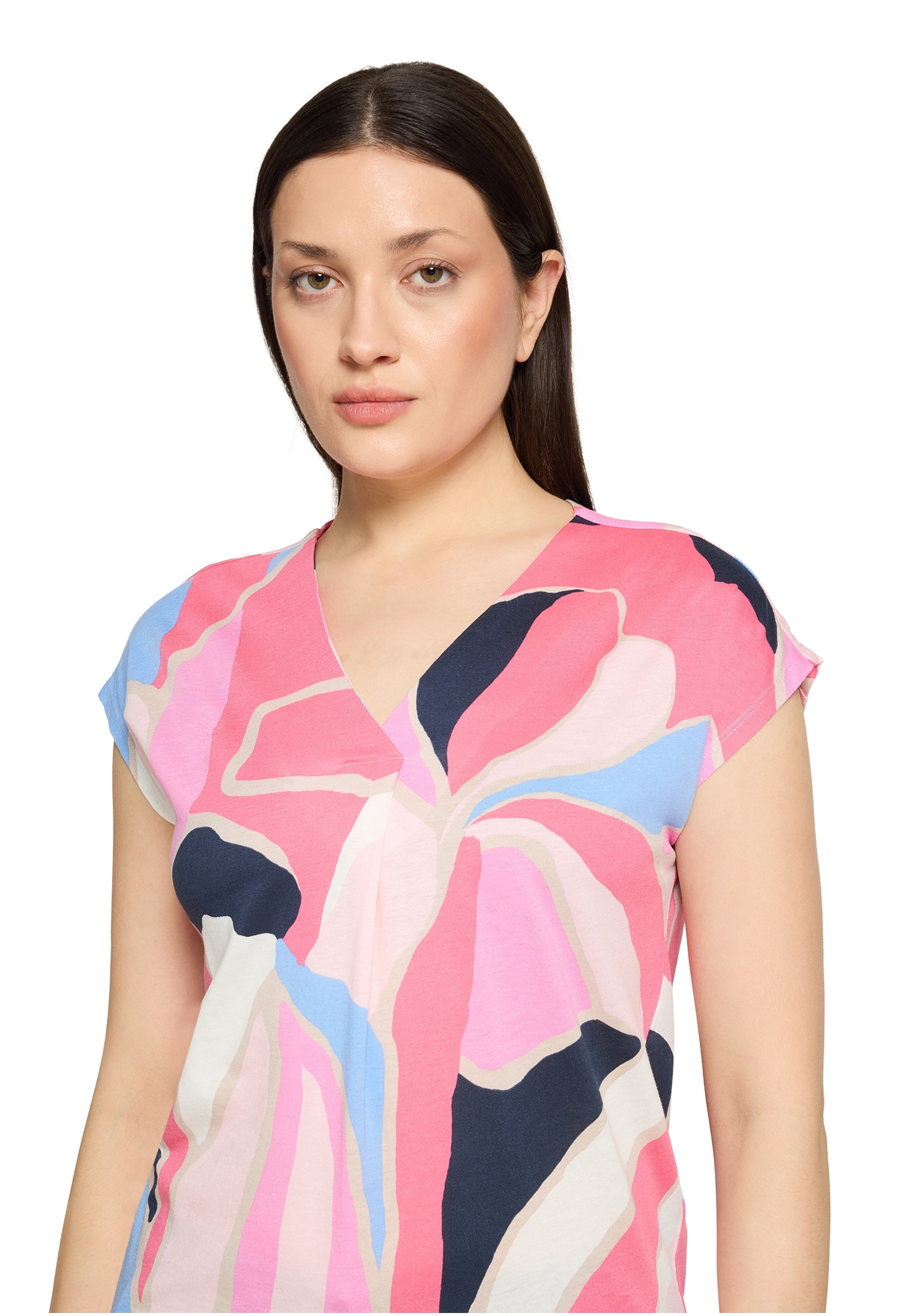 Betty&Co Kurzarmshirt »Damen mit Gummizug« 1 tlg.