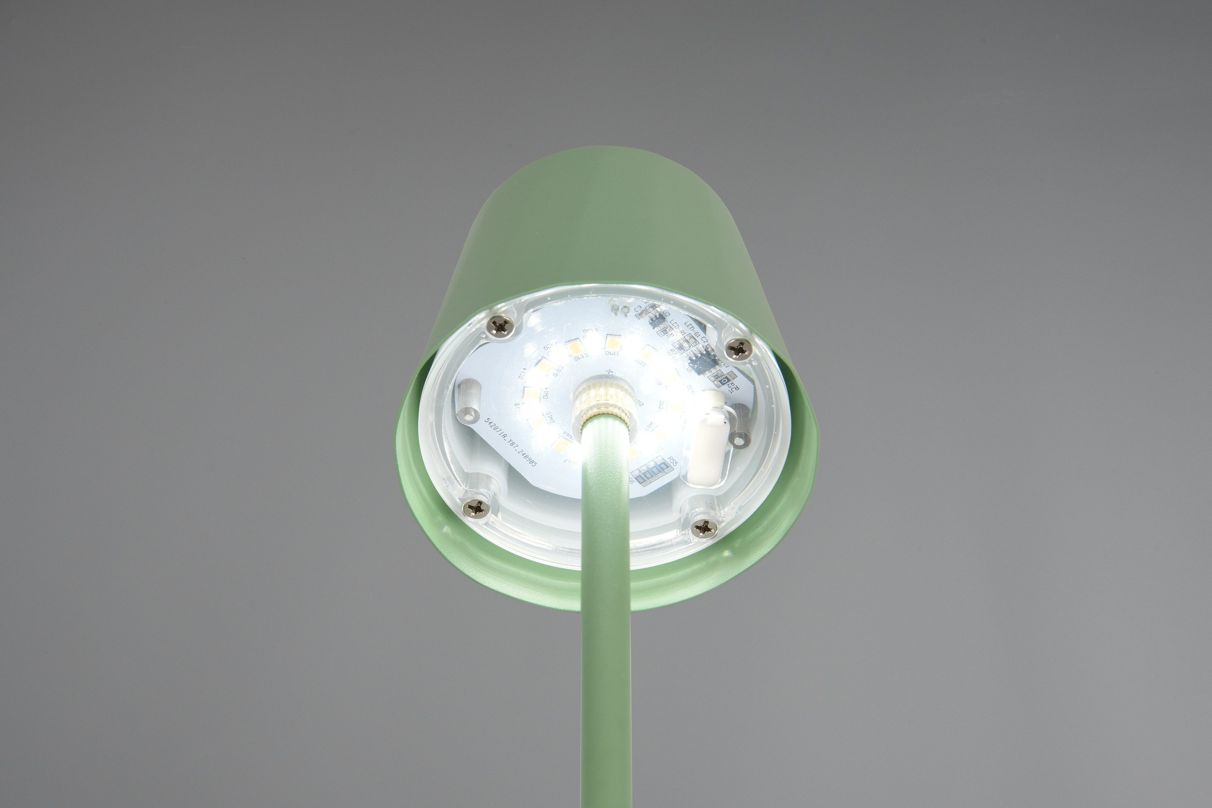 REALITY Leuchten LED Tischleuchte »DIAZ, Outdoor Akku Tischlampe Höhe 21 cm Ø 8,5 cm, IP44, Touchdimmer«, 1 flammig, Leuchtmittel LED-Board | LED fest integriert, CCT Lichtfarbe einstellbar 2700-6500K, 160 Lumen, 1,6W, USB Anschluss