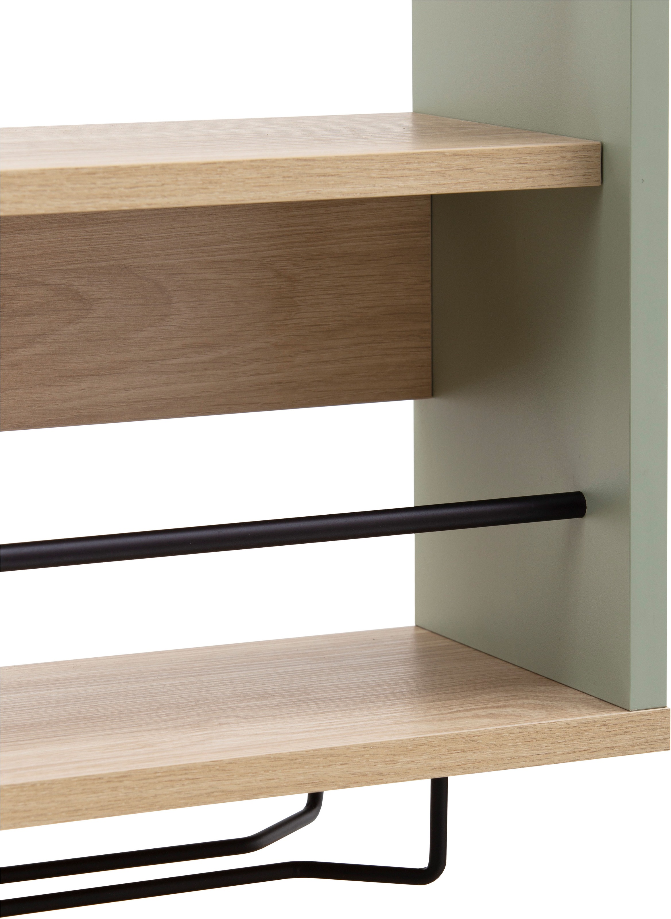 KOCHSTATION Küchenregal »KS-Kolari« Weinglashalter am Regalboden: Platz für 4 bis 5 Weingläser