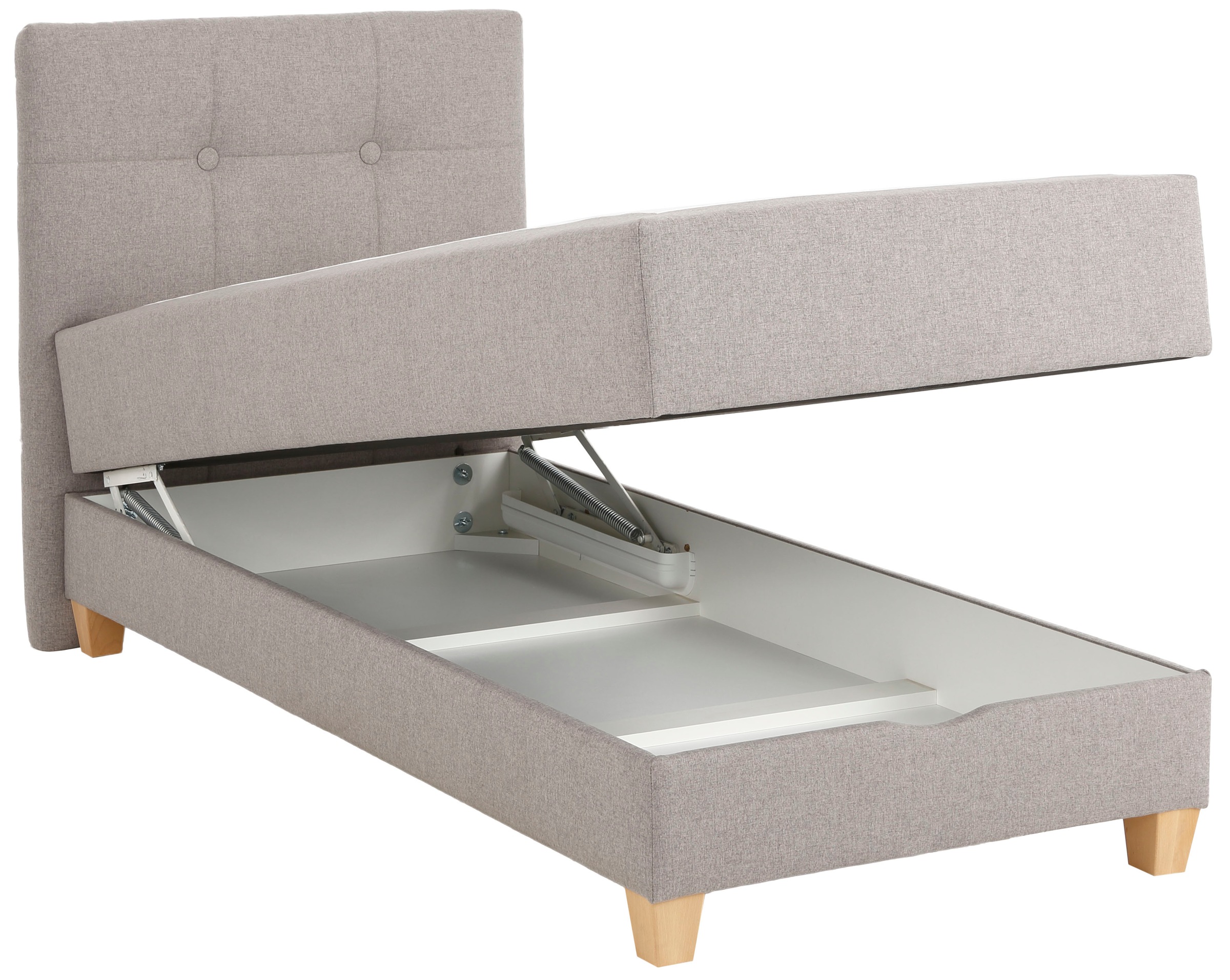 Home affaire Boxbett »Lonrai«, in H2,H3 & H4 und XXL - Überlänge 220cm wählbar, inkl. Topper