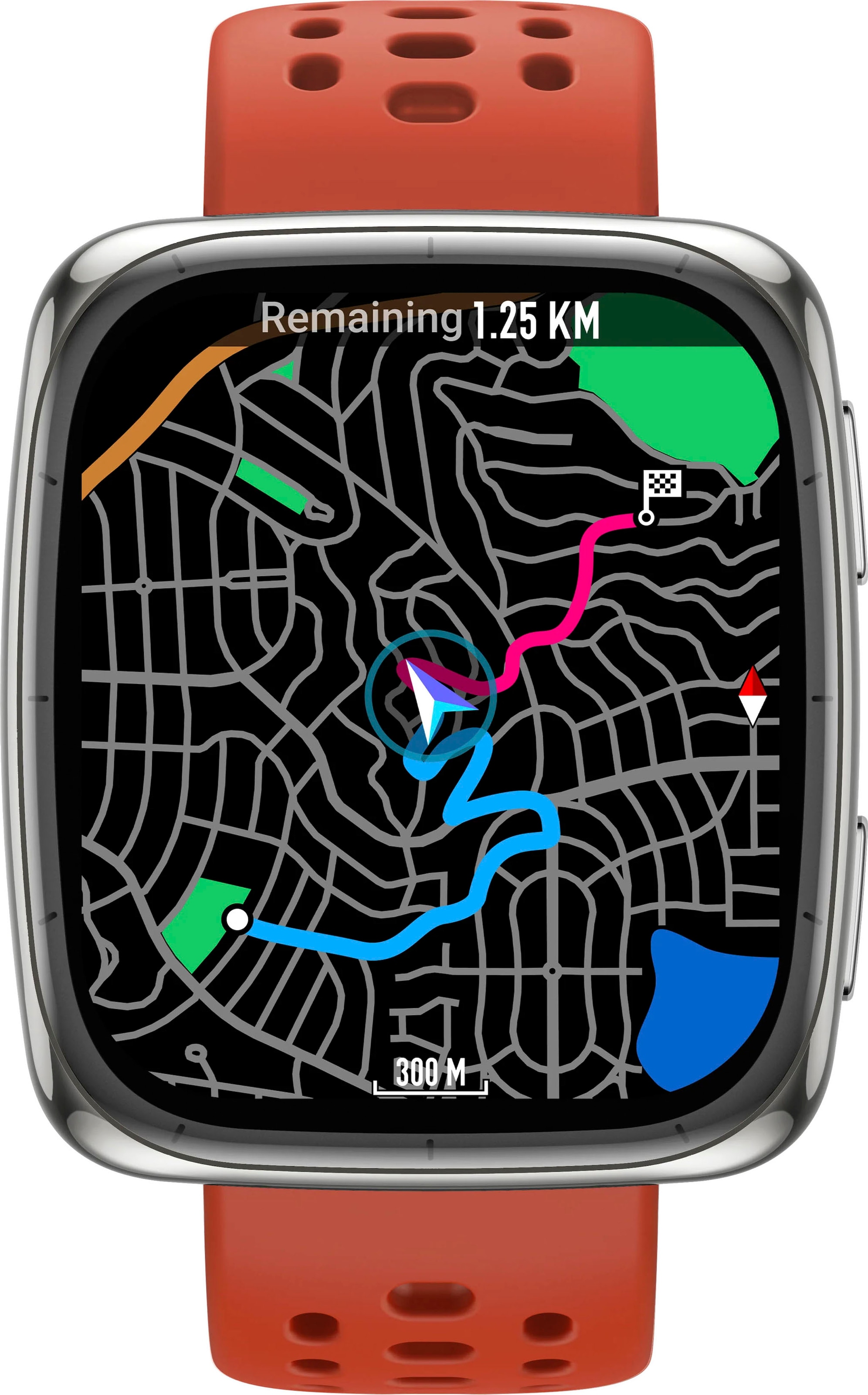 Amazfit Smartwatch »Active 2 Square«, (4,44 cm / 1,75 Zoll), Zepp OS