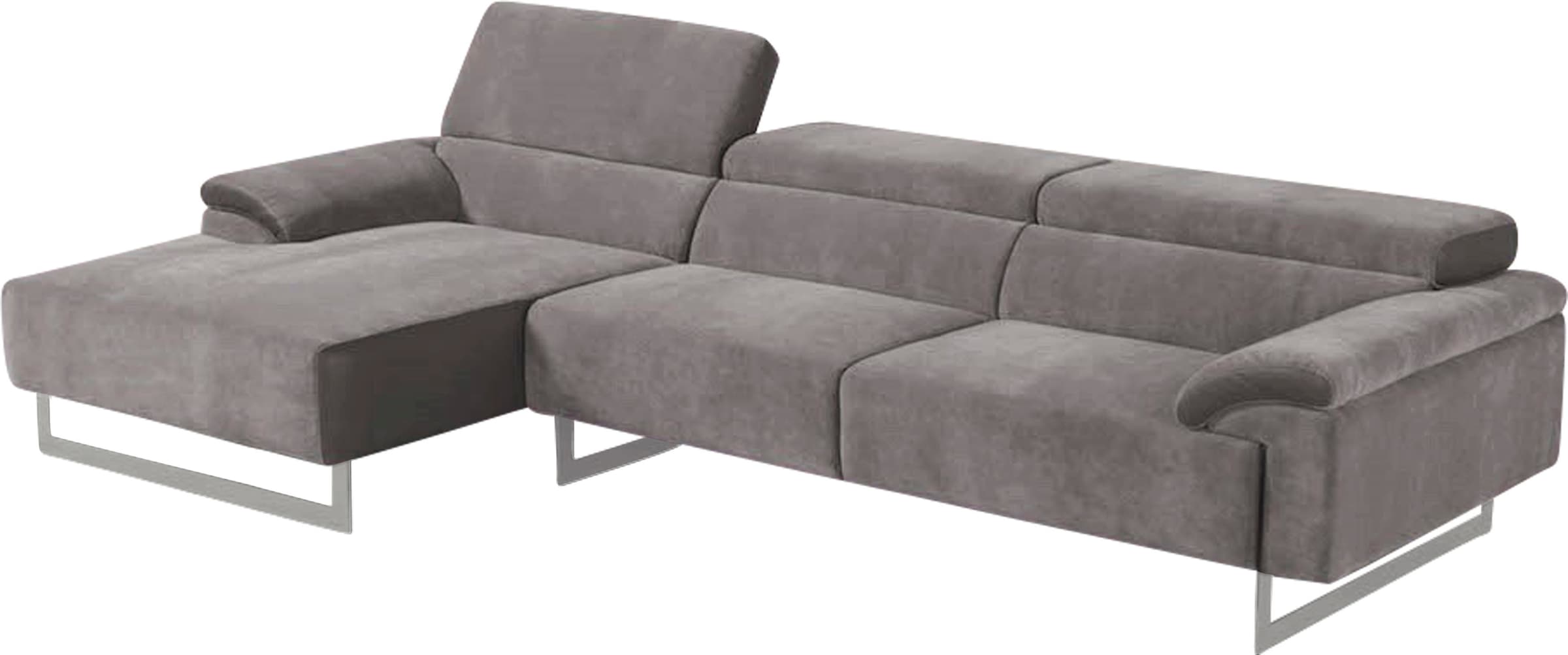 Egoitaliano Ecksofa "Malika, edel und bequem, Designsofa mit hochwertigen B günstig online kaufen