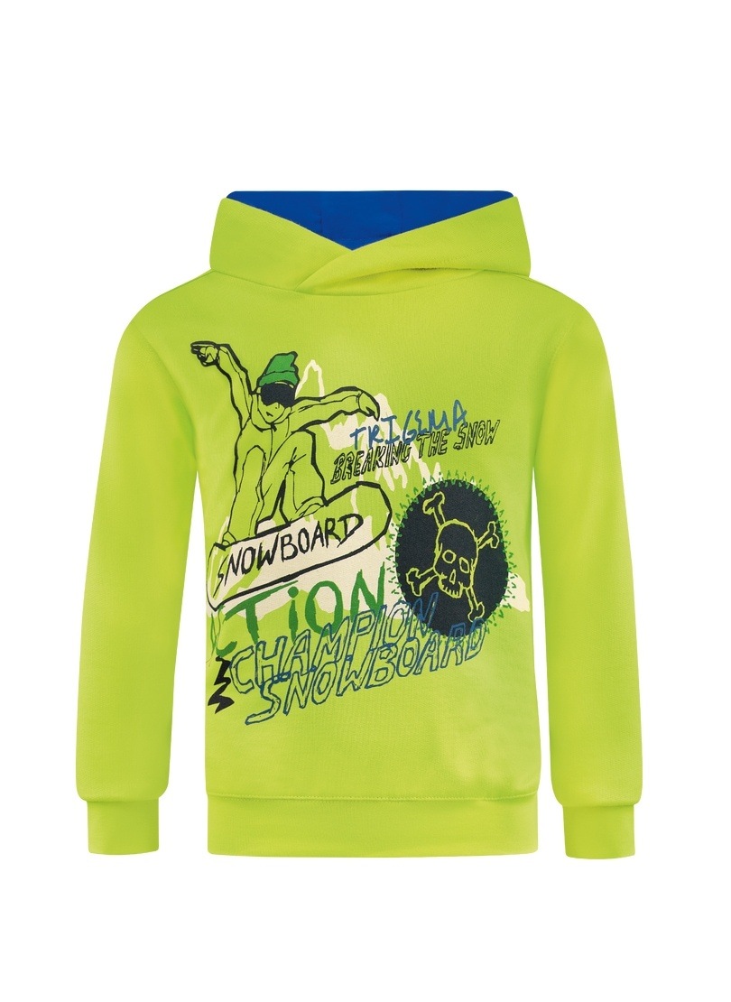 Trigema Sweatshirt kaufen »TRIGEMA online Snowboard-Print« BAUR | Hoodie mit coolem