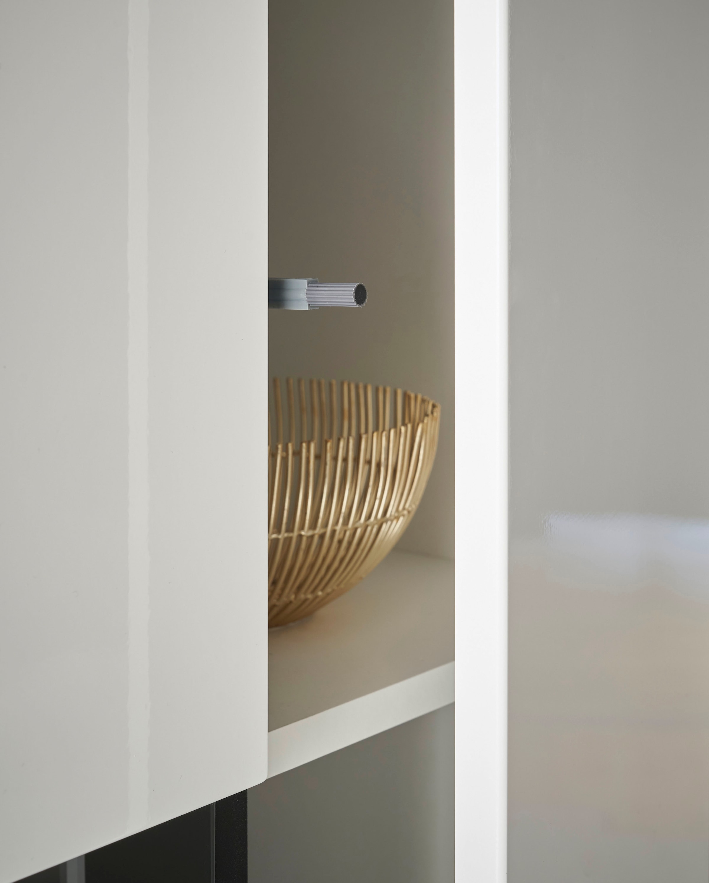 INOSIGN Wohnwand »Cantara, moderne Anbauwand, Wohnzimmer-Set, in Eiche Evoke oder Weiß«, (Set, 4 St.)