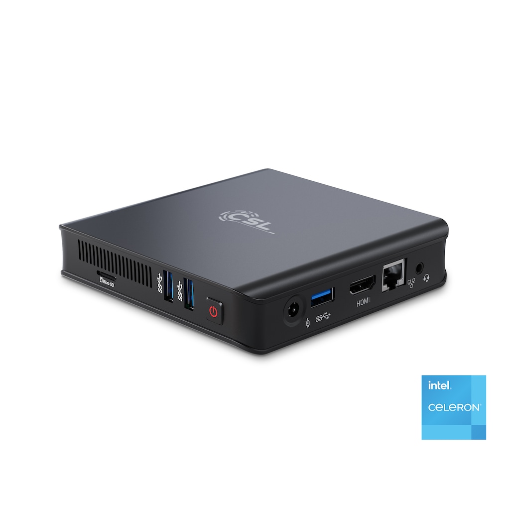 CSL Mini-PC »Narrow Box Ultra HD Compact v5«