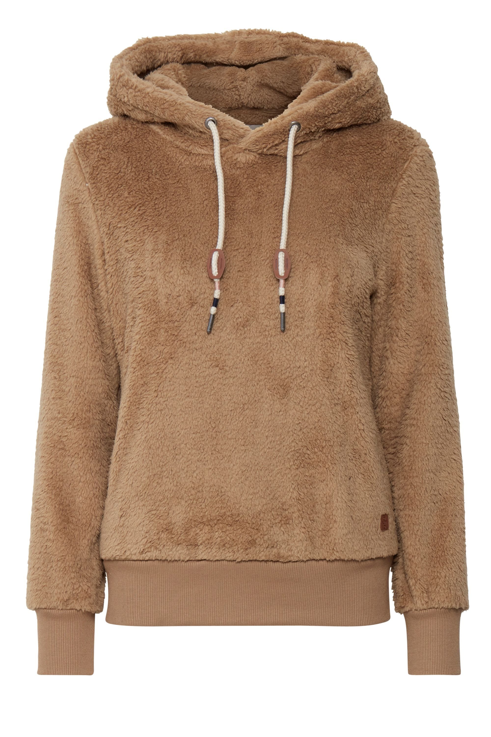 OXMO Damen Kapuzenpullover "Hoodie OXAnniken", beige, Gr. XL, Obermaterial: 100% Polyester PES., Sweatshirts