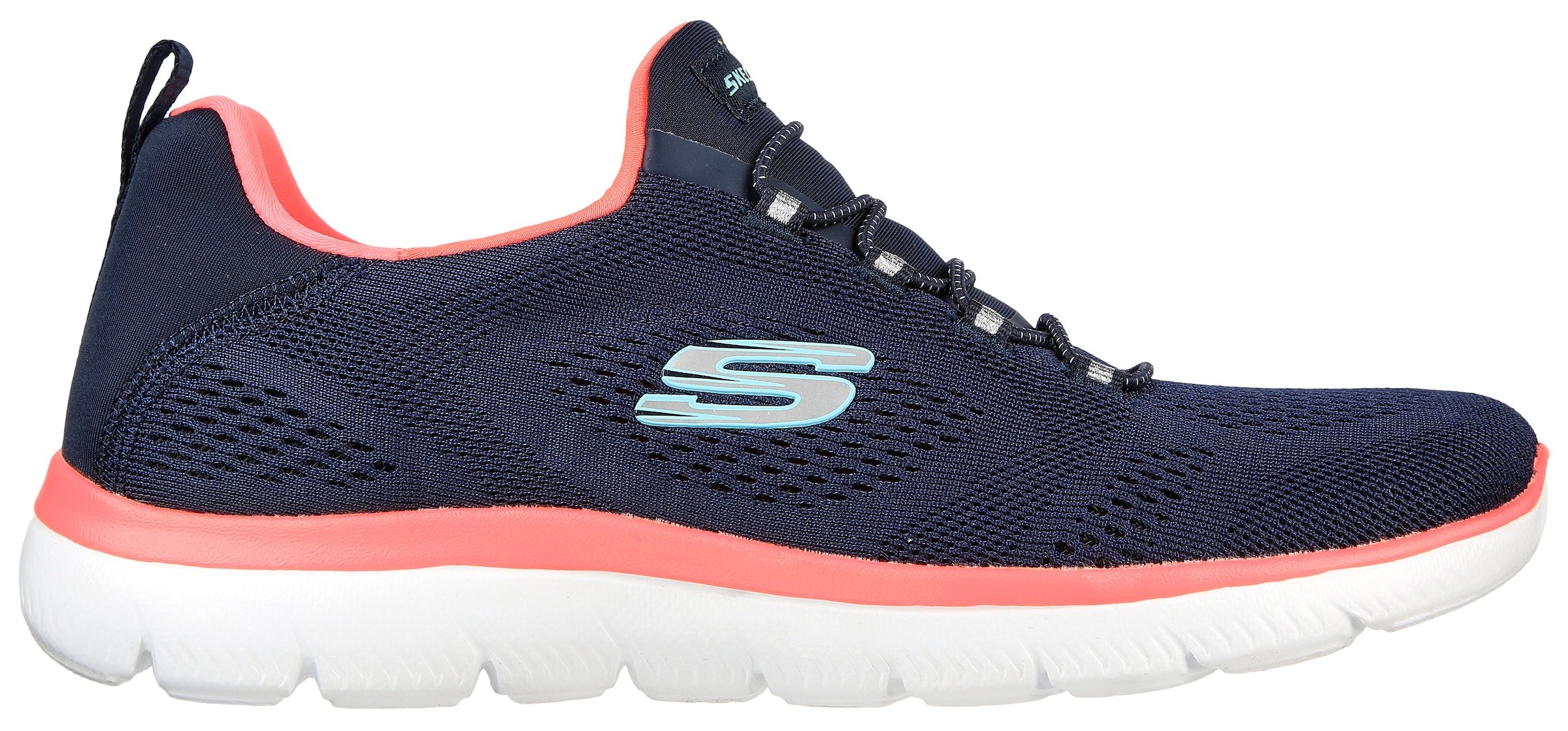 Skechers Slip-On Sneaker »SUMMITS PERFECT VIEWS«, Freizeitschuh, Halbschuh für Maschinenwäsche geeignet