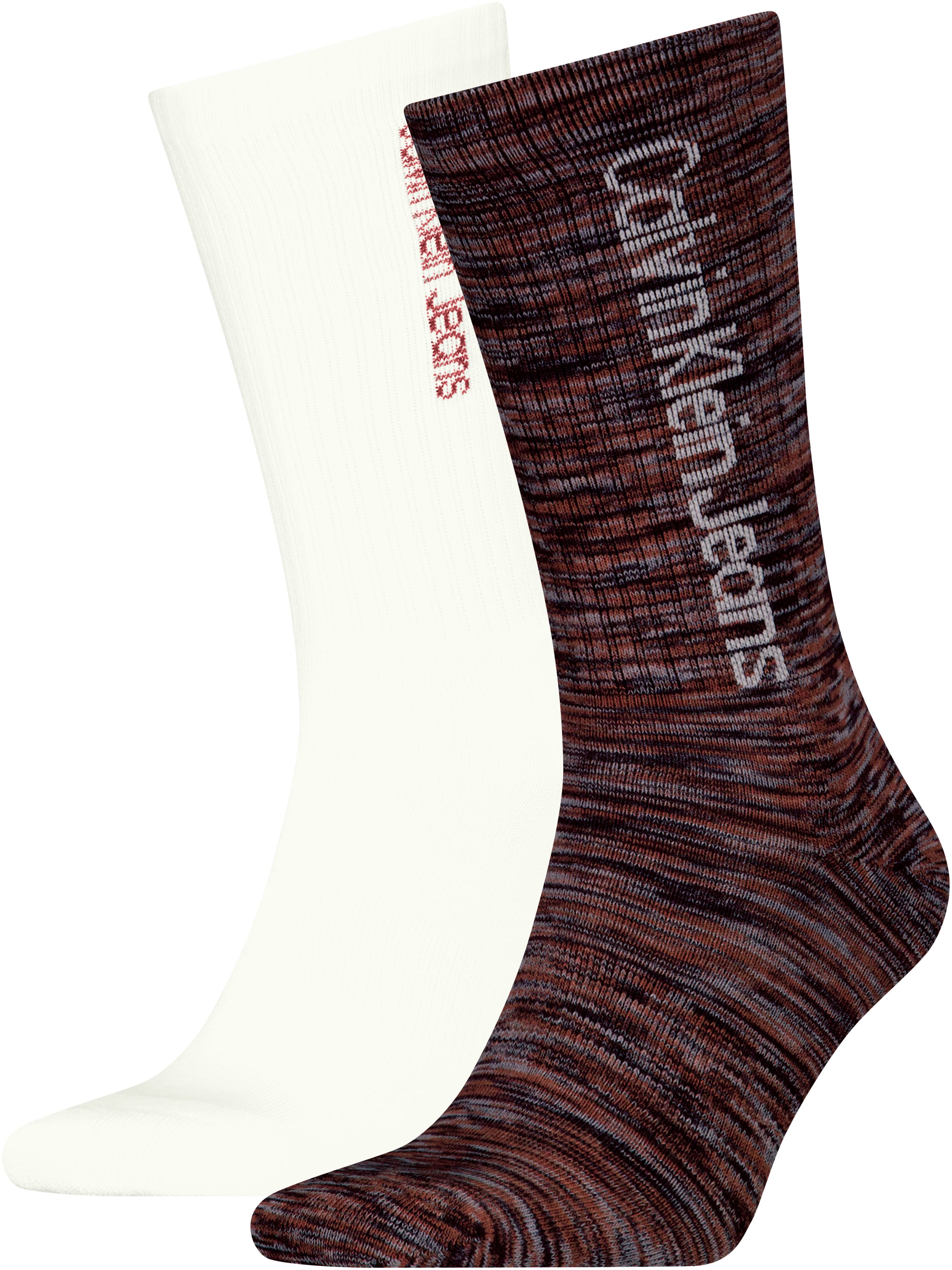 Calvin Klein Jeans Socken 2 Paar tlg. mit seitlichem Logoschriftzug günstig online kaufen