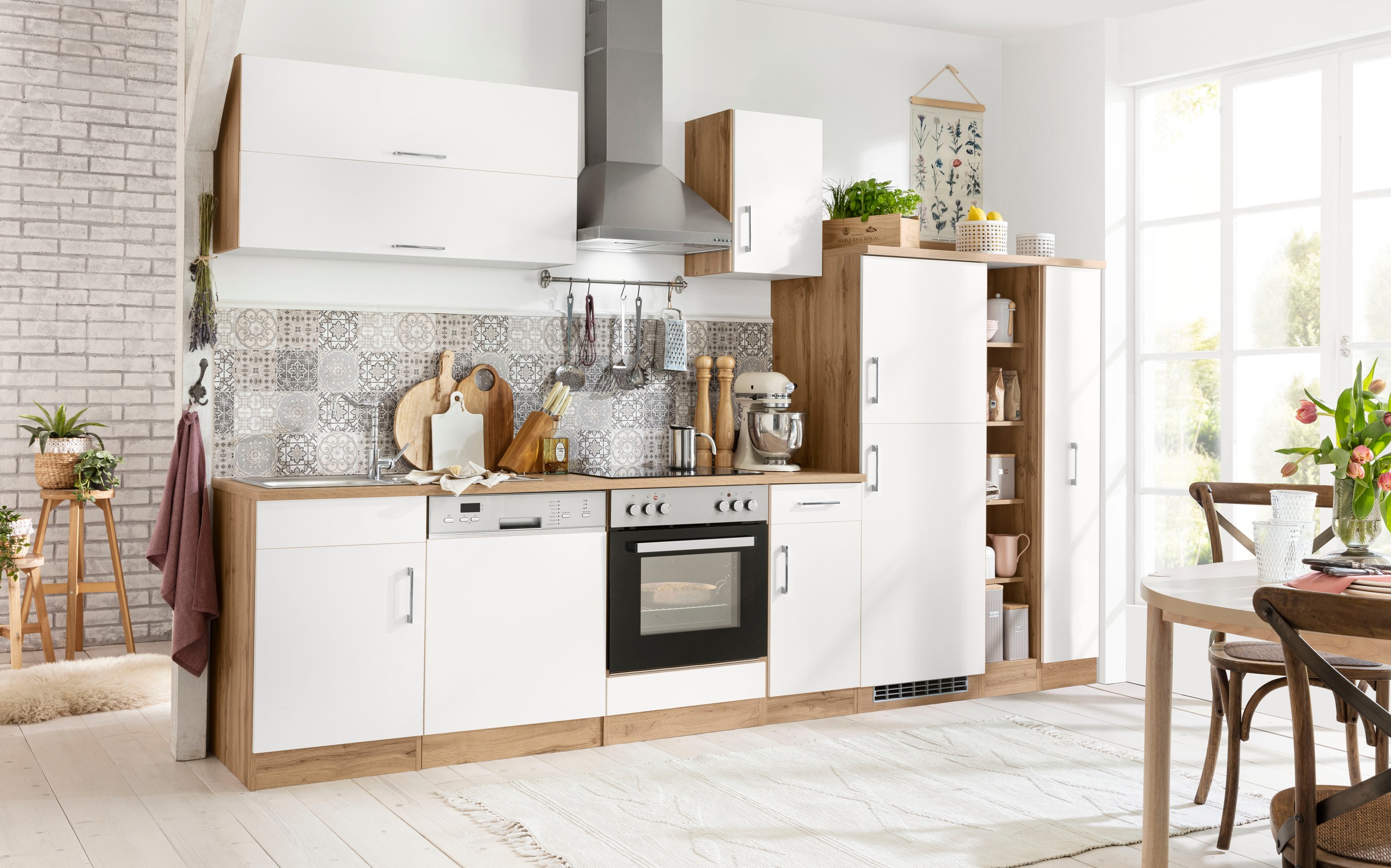 KOCHSTATION Küchenzeile "KS-Colmar", ohne E-Geräte, Breite 330 cm günstig online kaufen