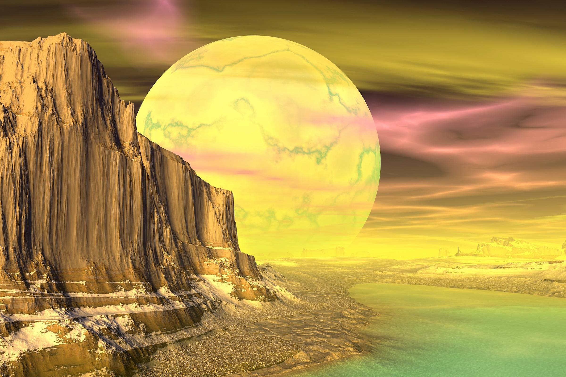 Papermoon Fototapete "PLANETEN-FUTURISTISCH WELTRAUM MOND GALAXIE UNIVERSUM"