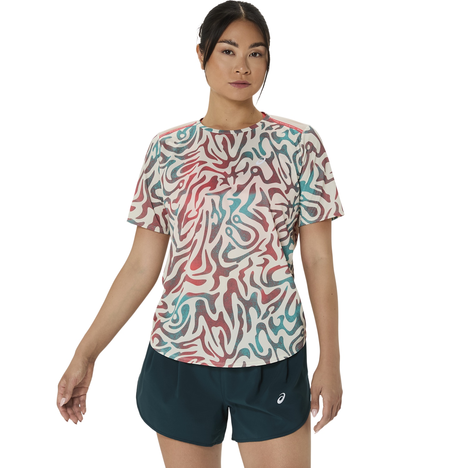 Asics Laufshirt "ROAD ALL OVER PRINT SS TOP" günstig online kaufen