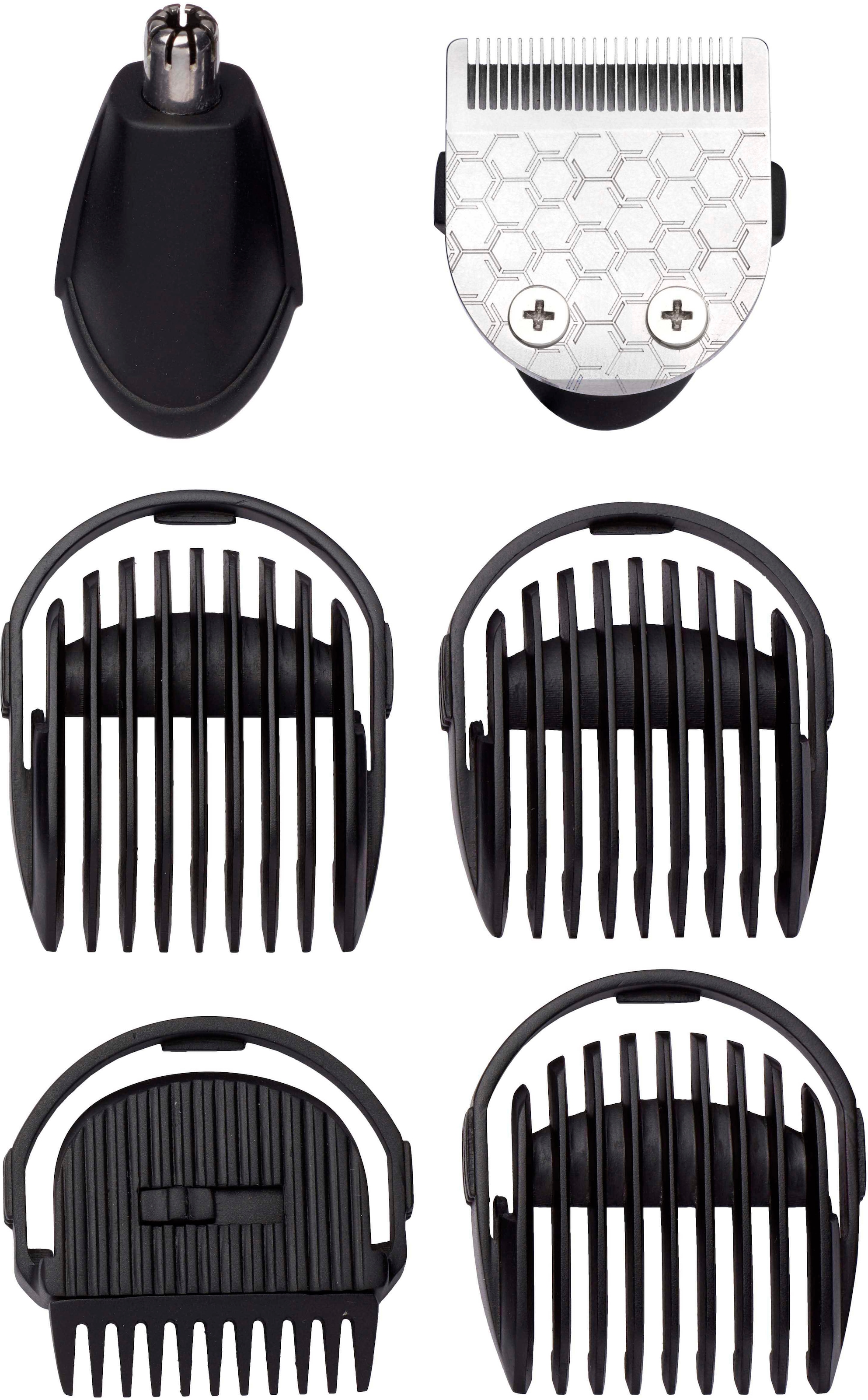 BaByliss Multifunktionstrimmer »MT725E MEN«, auf 6 Nasen- Bart, Augenbrauen, Raten Ohrenhaar für | & BAUR Aufsätze