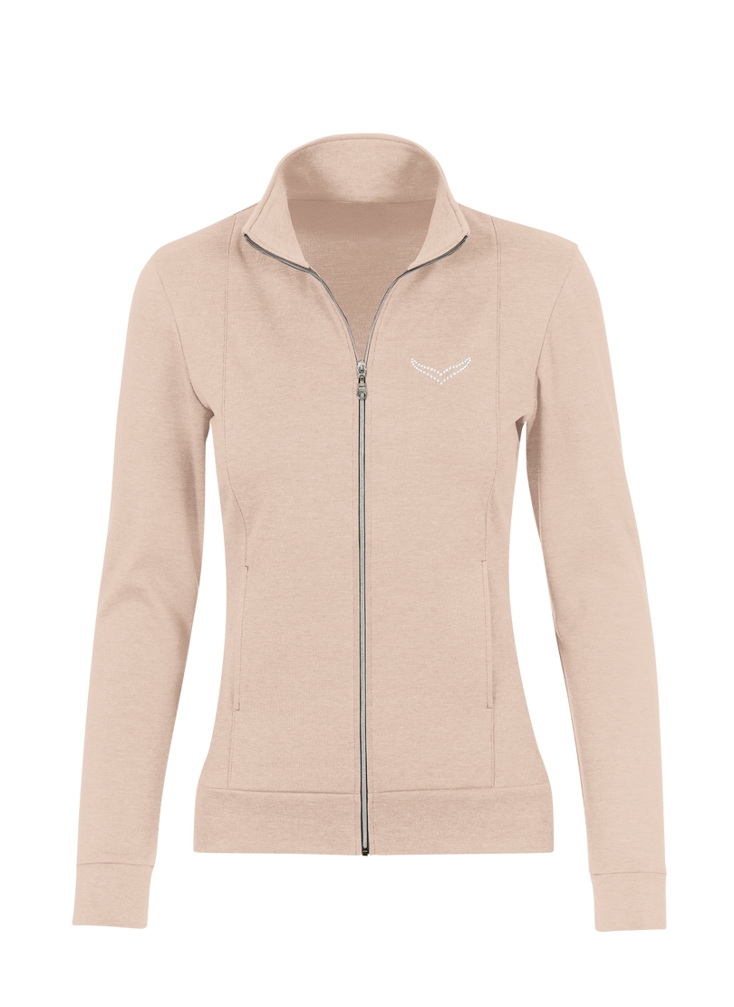 Trigema Sweatjacke »TRIGEMA Jacke veredelt mit Kristallsteinen«