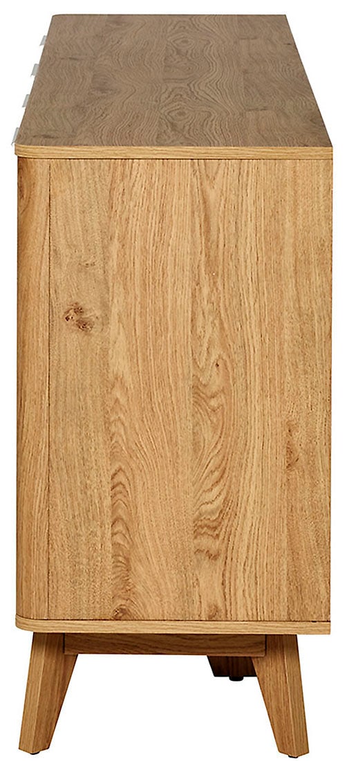 Jahnke Sideboard »WAVE SB 170«, (1 St.), Sideboard, 3 Schubladen + 3 Türen, Wellendesign, Breite 169,5 cm