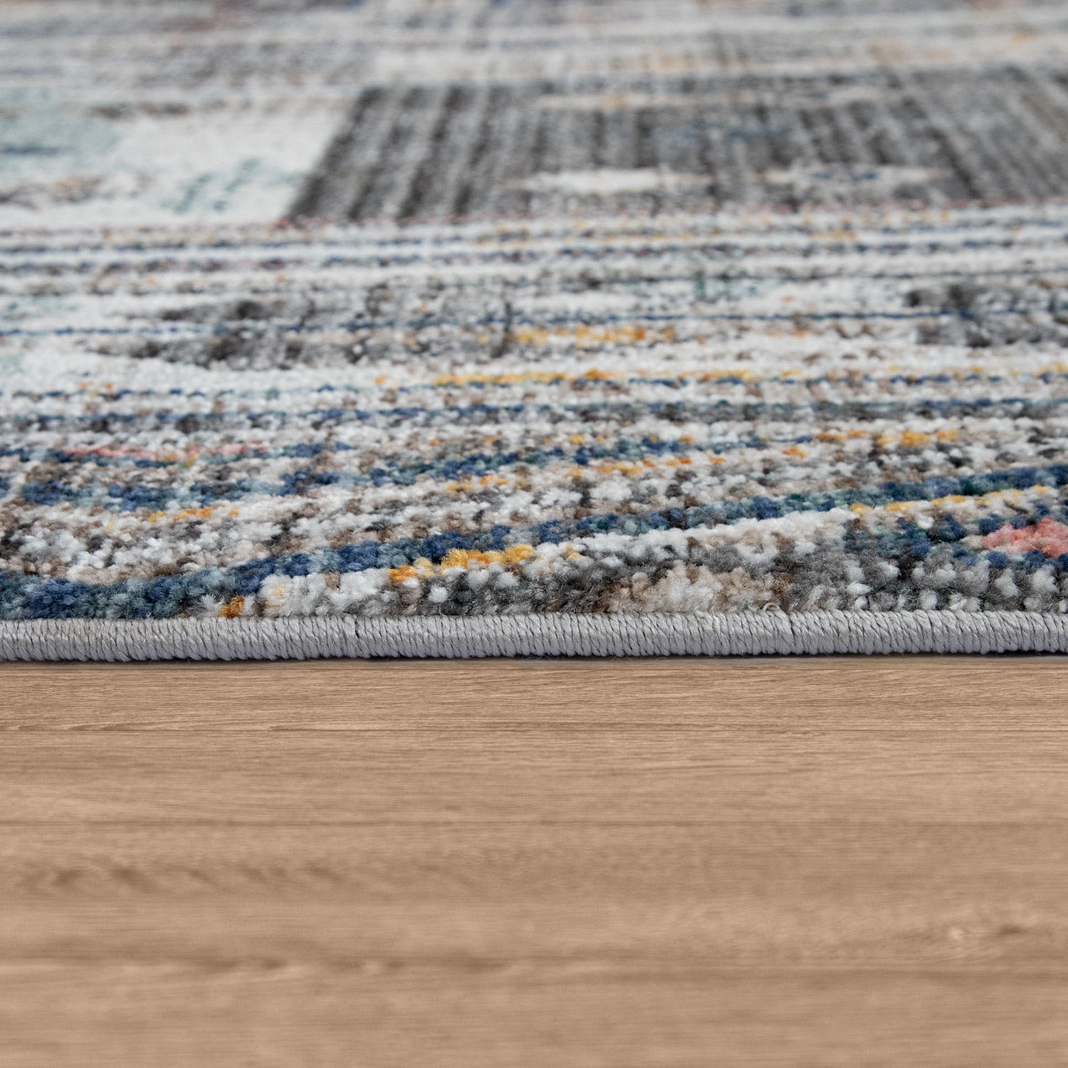 Paco Home Teppich »Harnuba 758«, rechteckig, 9 mm Höhe, Kurzflor, modernes Ethno Design, verwaschene Optik, Wohnzimmer