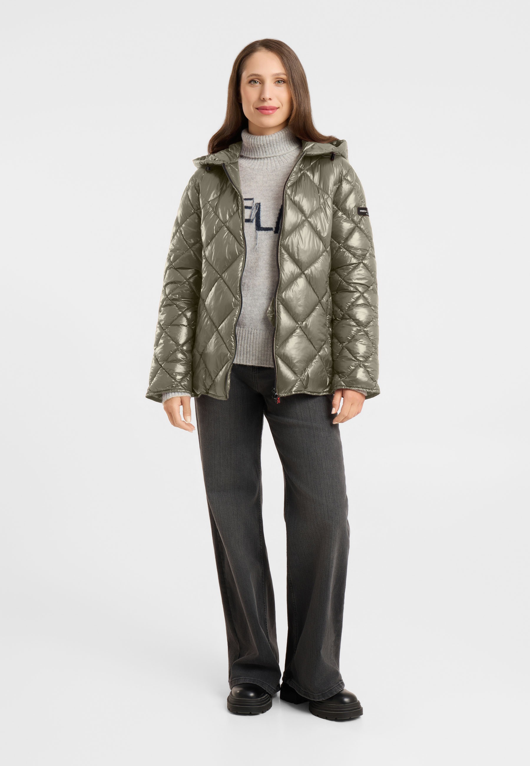 Frieda & Freddies Winterjacke »Frieda & Freddies Steppjacke aus Glossy-Nylon«