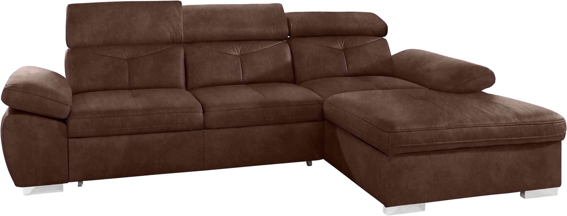 exxpo - sofa fashion Ecksofa "Spring, super bequem, mit Armteil- und Kopfte günstig online kaufen
