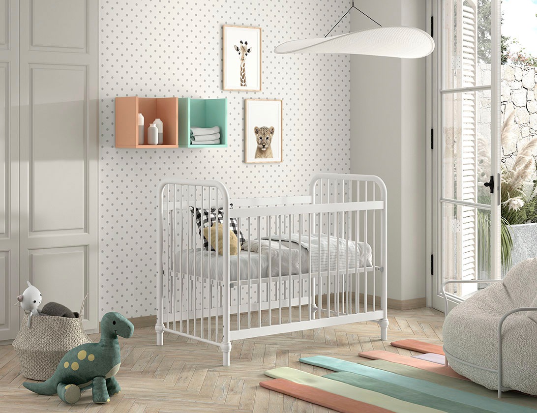Vipack Kinderbett »Bronxx«, (Made in Europe), aus Metall
