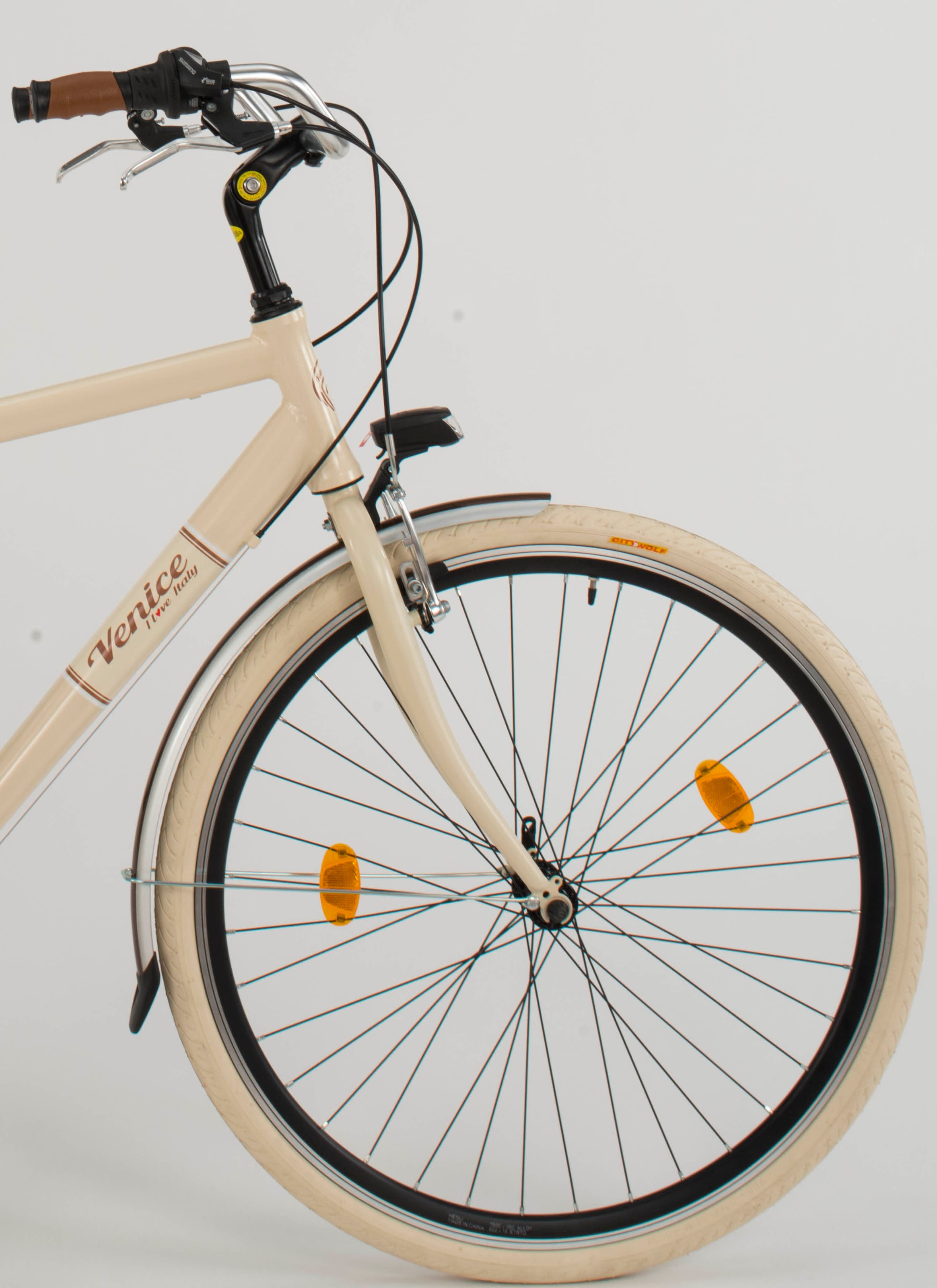 VENICE - I love Italy Cityrad »Citybike 605 Alu Man«, 6 Gang, Kettenschaltung, für Herren, Kettenschaltung