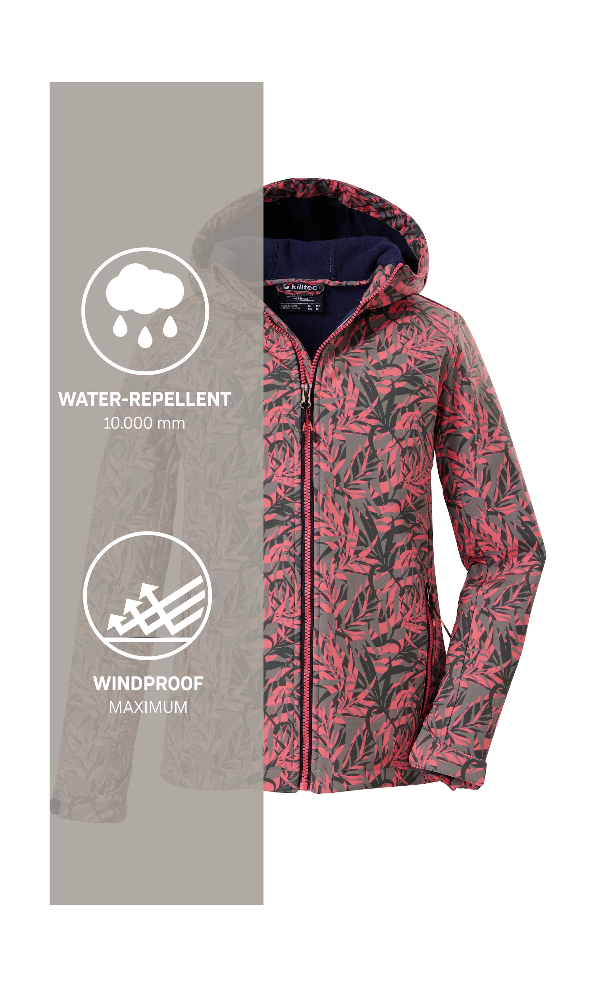 Killtec Softshelljacke »Mädchen Softshelljacke Print«