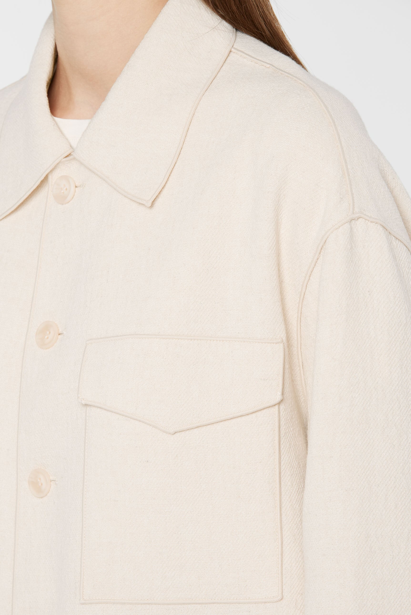 SENSES.THE LABEL Langjacke, ohne Kapuze, mit langem Gehschlitz