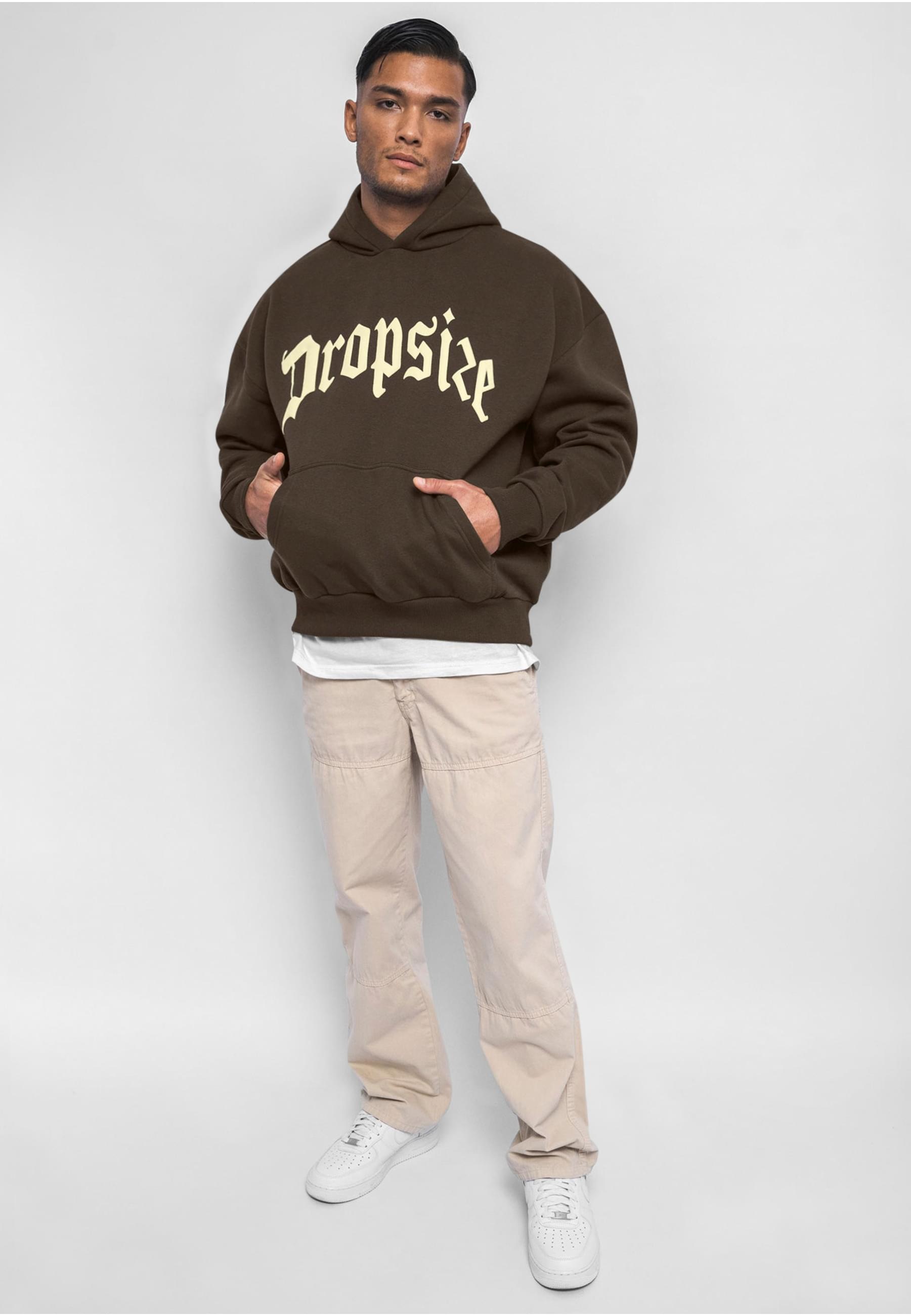 Dropsize Kapuzensweatshirt »Dropsize Herren Heavy Oversize V2 Puffer Print Hoodie«, 1 Stk.
