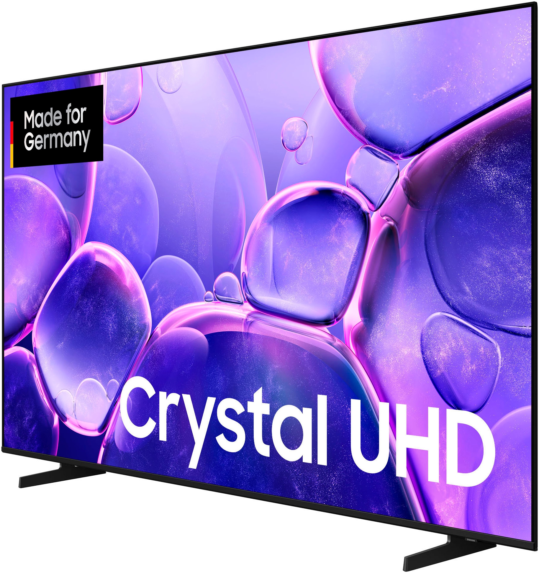 SAMSUNG LED-Fernseher "GU85U8079FU LED-Fernseher", Energieeffizienz: G (A-G), schwarz, 85 ″, Fernseher, Crystal UHD, Q-Symphony, Dolby Surround Sound, Triple Tuner, Smart-Hub 2