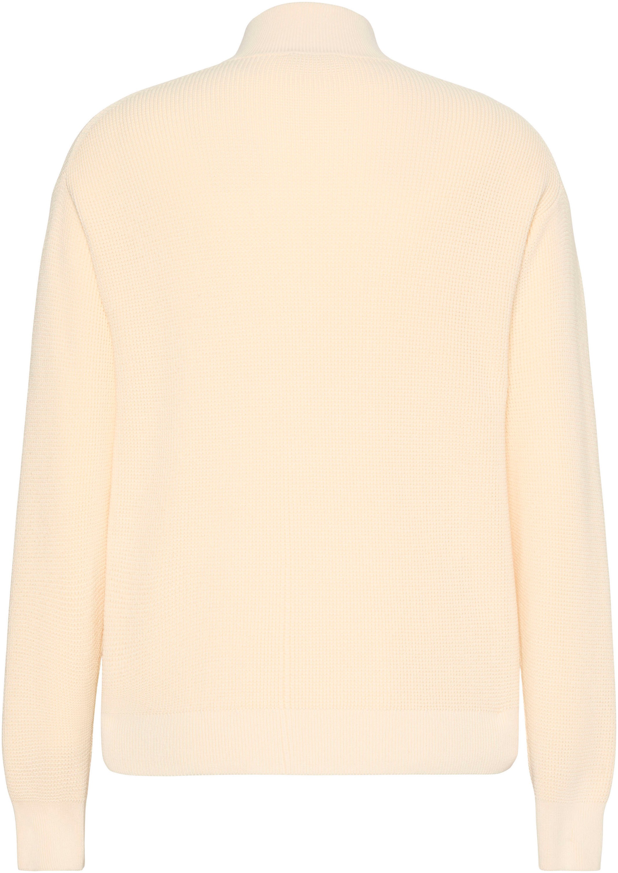 Calvin Klein Jeans Strickpullover Troyerkragen mit Reißverschluss, Regular günstig online kaufen