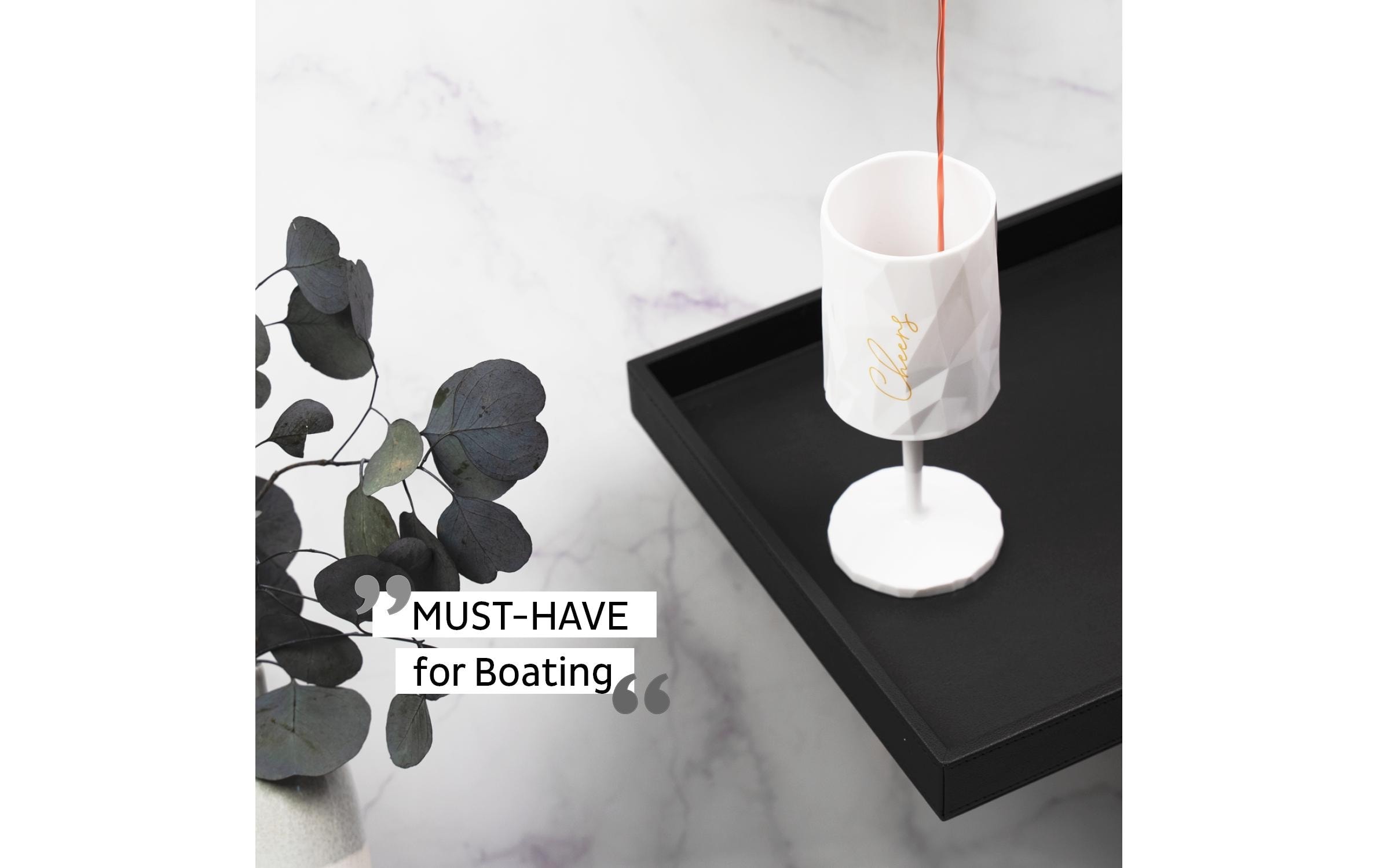 silwy MAGNETIC SYSTEM Glas »Wein Cheers«