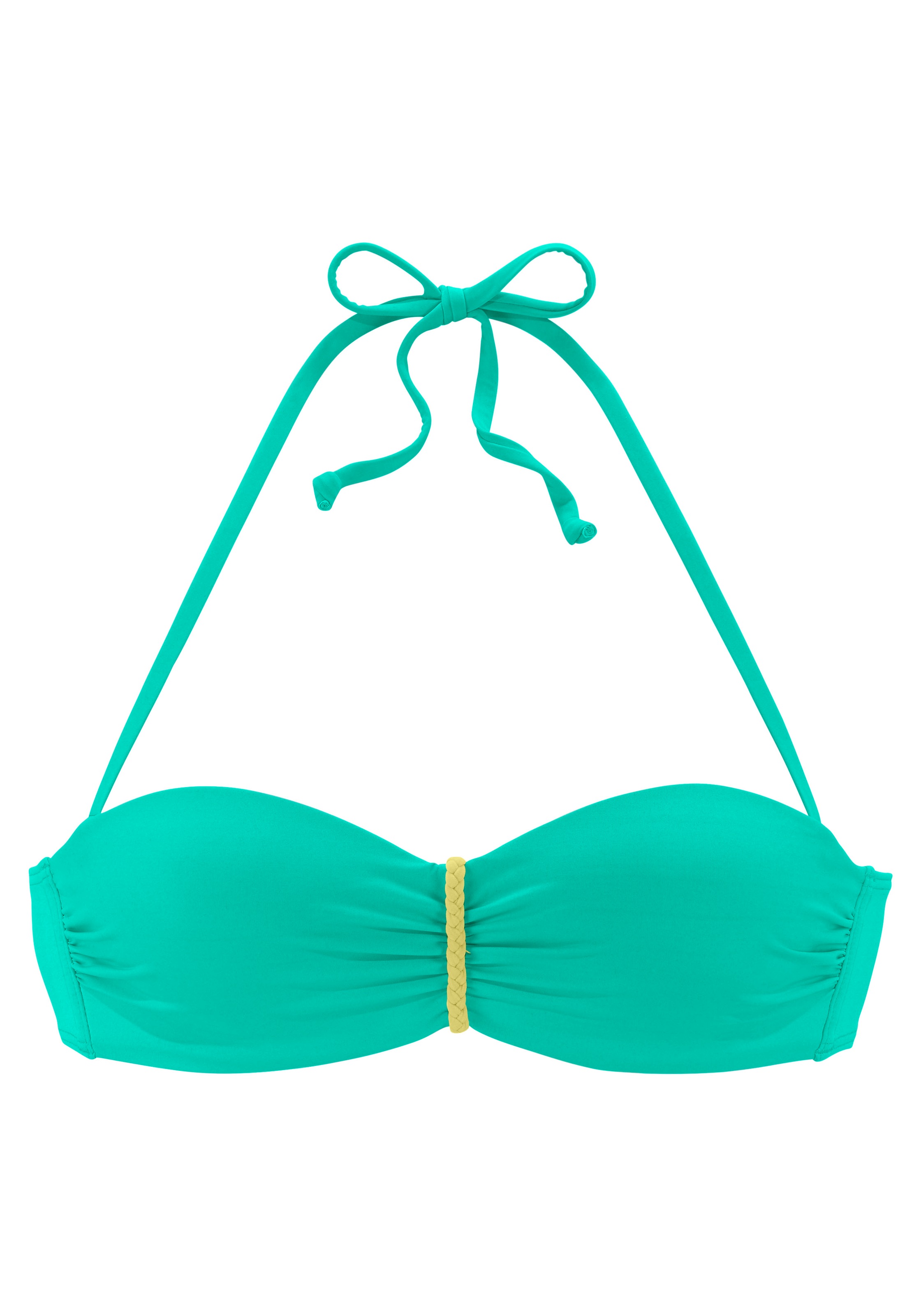 Venice Beach Bügel-Bandeau-Bikini-Top "Anna", mit geflochtenen Details