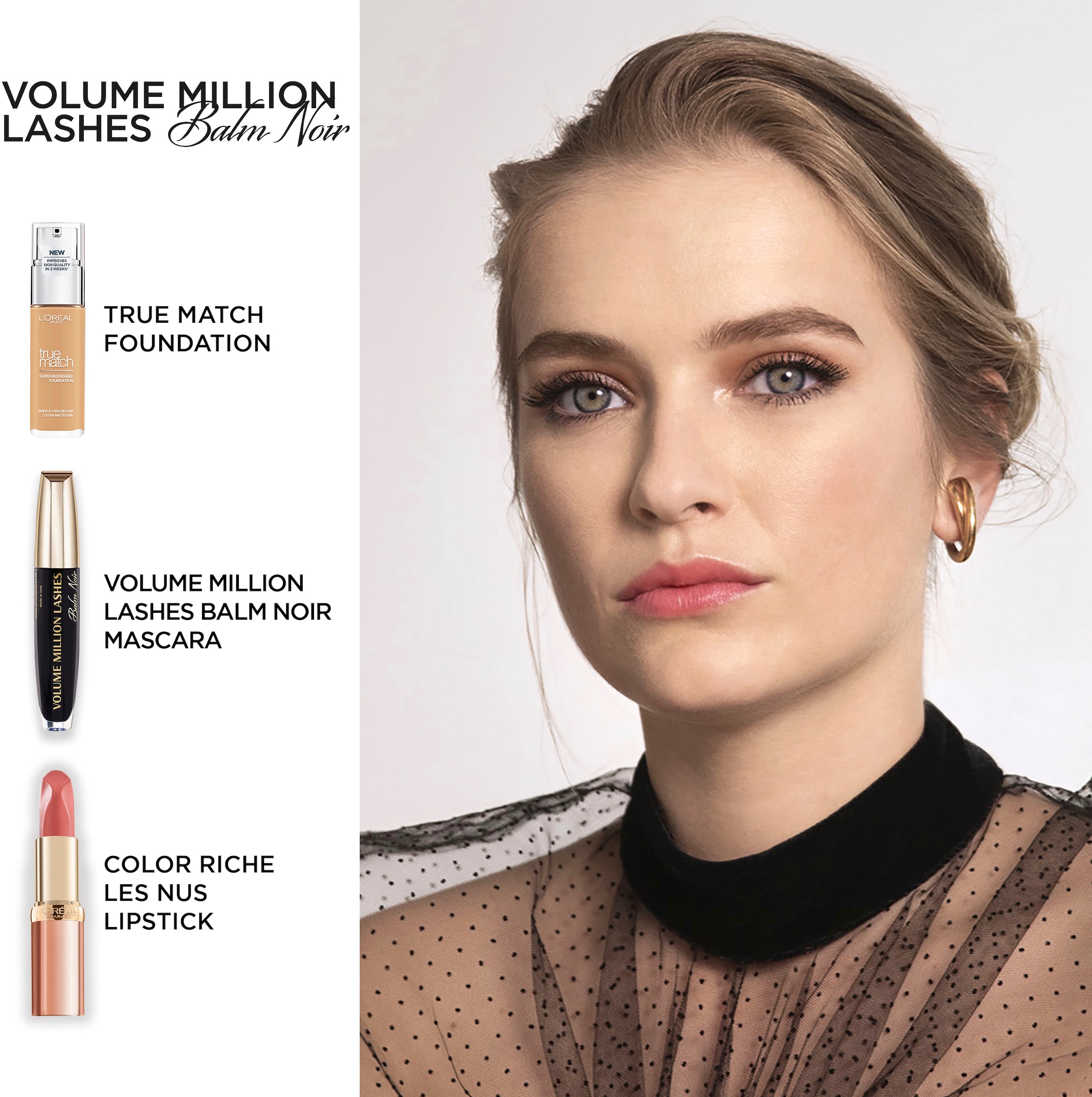 L'ORÉAL PARIS Mascara »Volume Million Lashes Balm Noir«, mit innovativer Formel