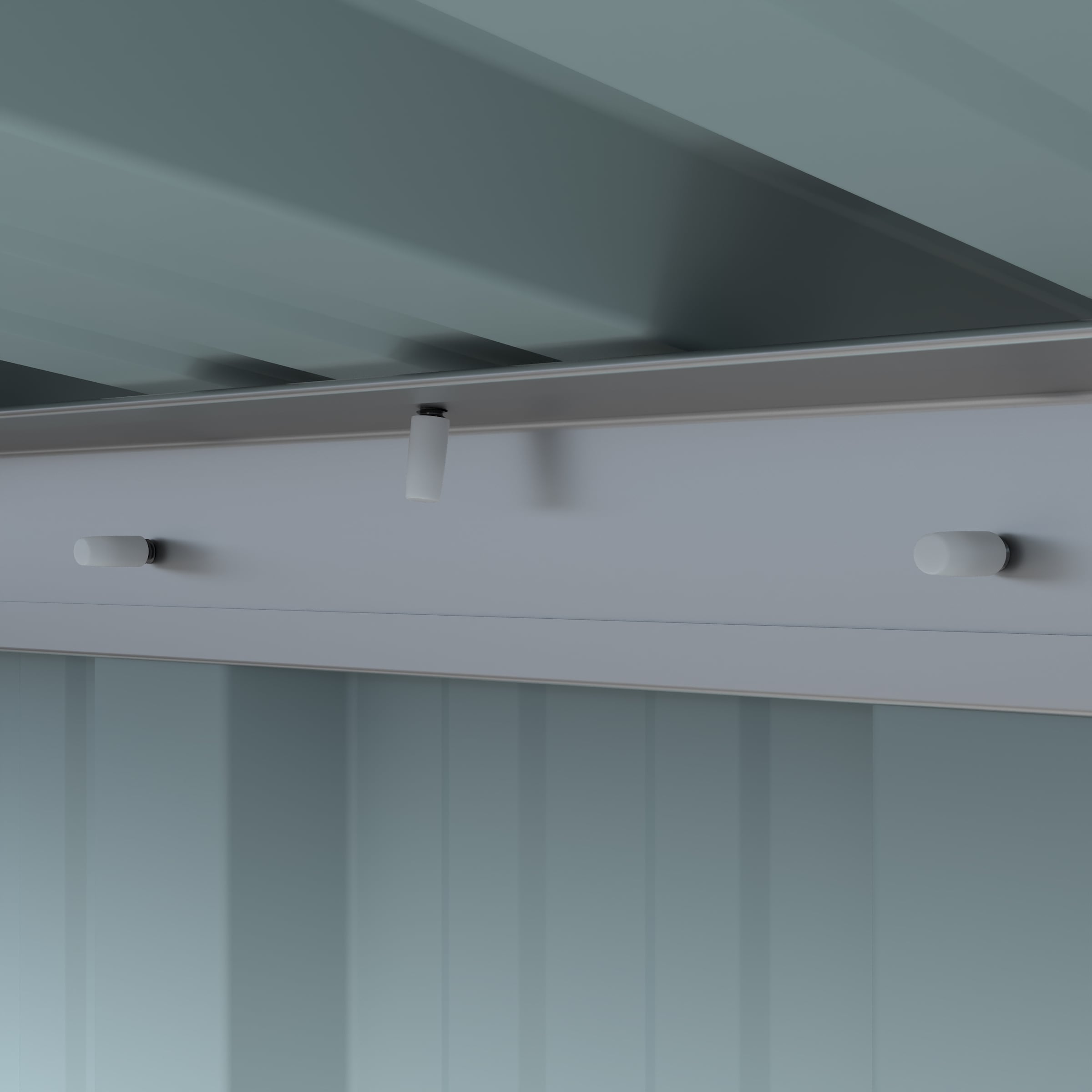 GARDEN 'N' MORE Gerätehaus »Pultdachhaus Basic plus« einfacher Aufbau, Langlebig, mit Lüftungsschlitzen