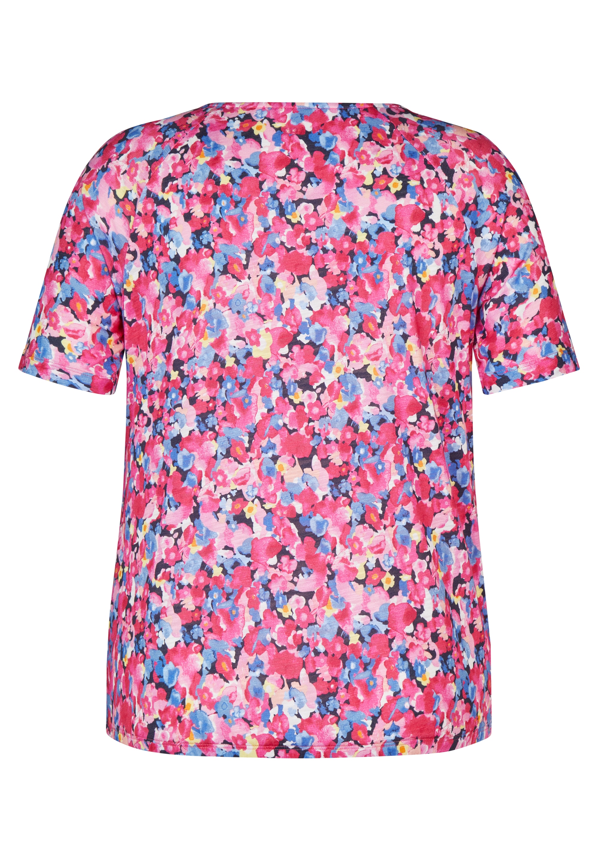 Rabe T-Shirt, mit fröhlichem Blumenmuster