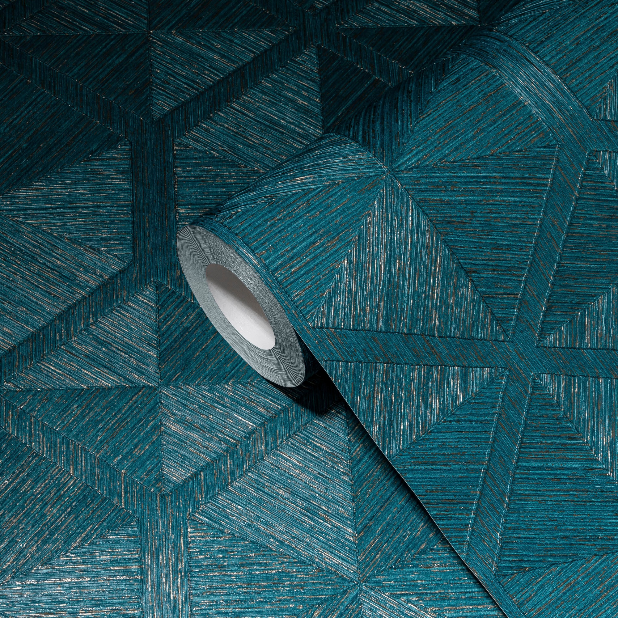 living walls Vliestapete »My Home My Spa«, geometrisch-grafisch-Motiv, Design Tapete Geometrisch Tapeten Wohnzimmer Schlafzimmer Küche Design