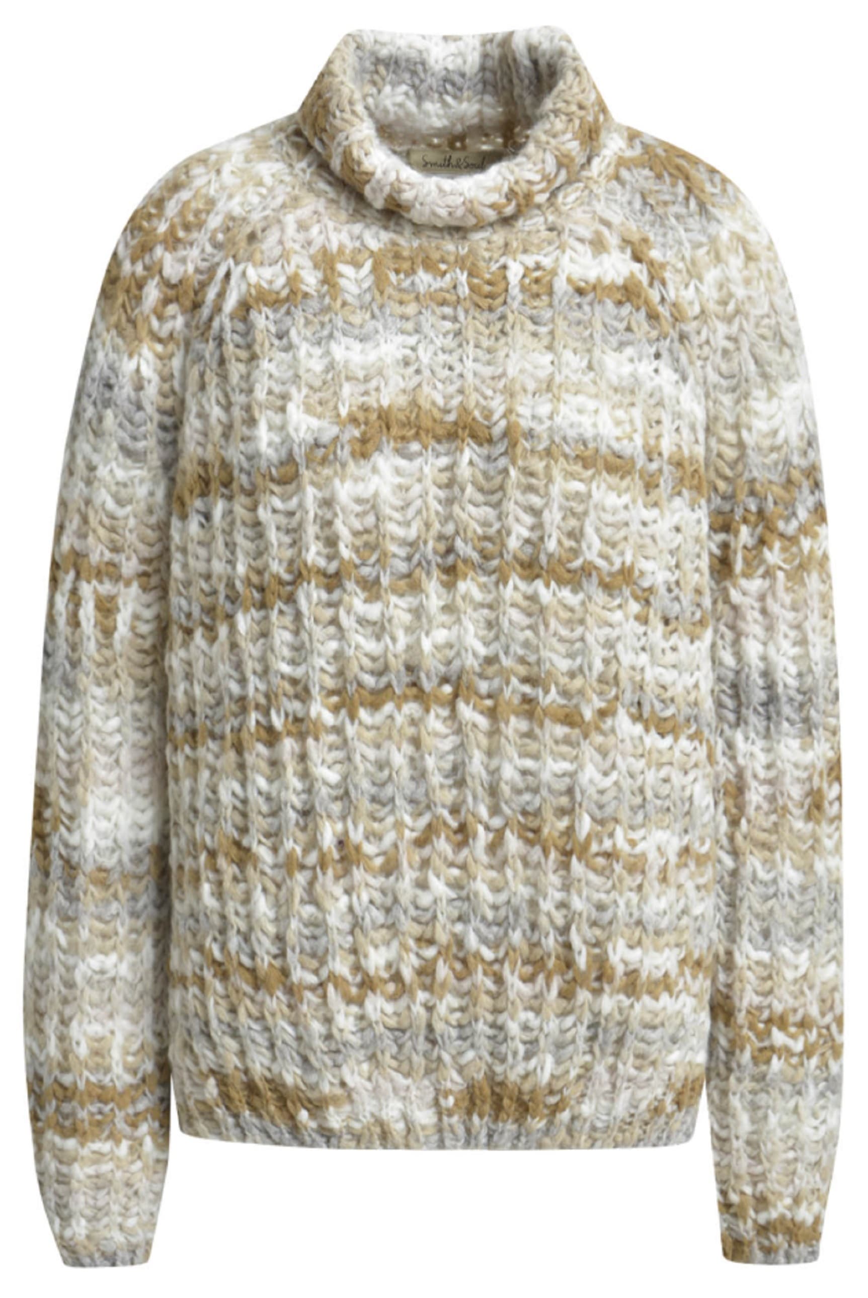 Smith & Soul Rollkragenpullover aus Grobstrick