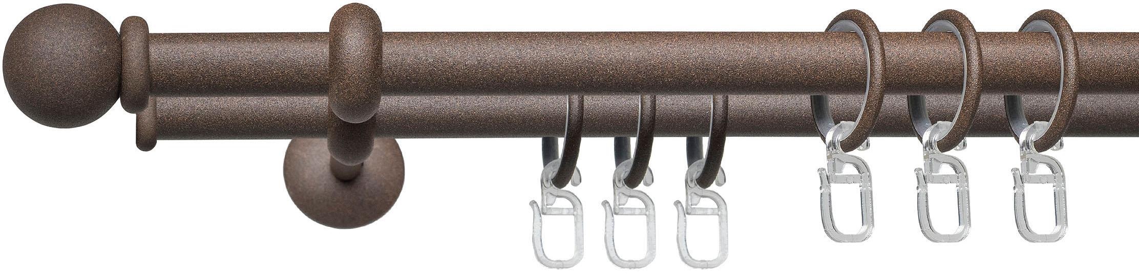 Liedeco Gardinenstange "Esp Kugel" Ø 16 mm 2 läufig-läufig Fixmaß 2-läufig günstig online kaufen