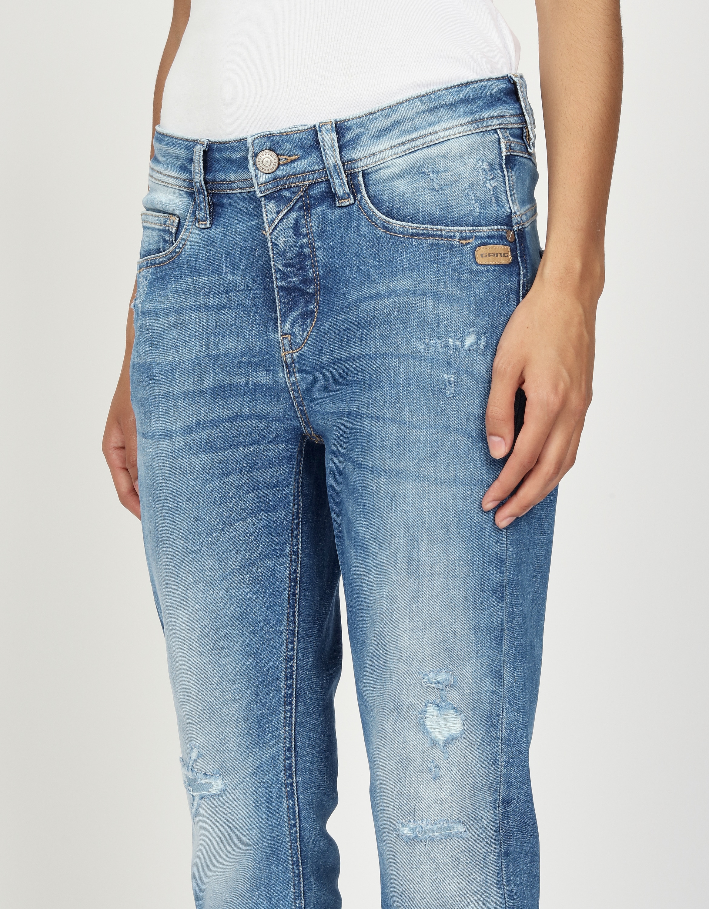 GANG Relax-fit-Jeans »GANG Jeans Relaxed Fit 94AMELIE CROPPED«