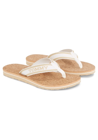 Zehentrenner »HILFIGER CORK BEACH SANDAL«