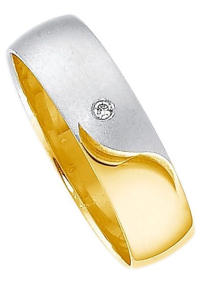 Firetti Trauring »Schmuck Geschenk Gold 375 Hochzeit Ehering Trauring "LIEBE"«, Made in Germany, wahlweise mit oder ohne Brillant