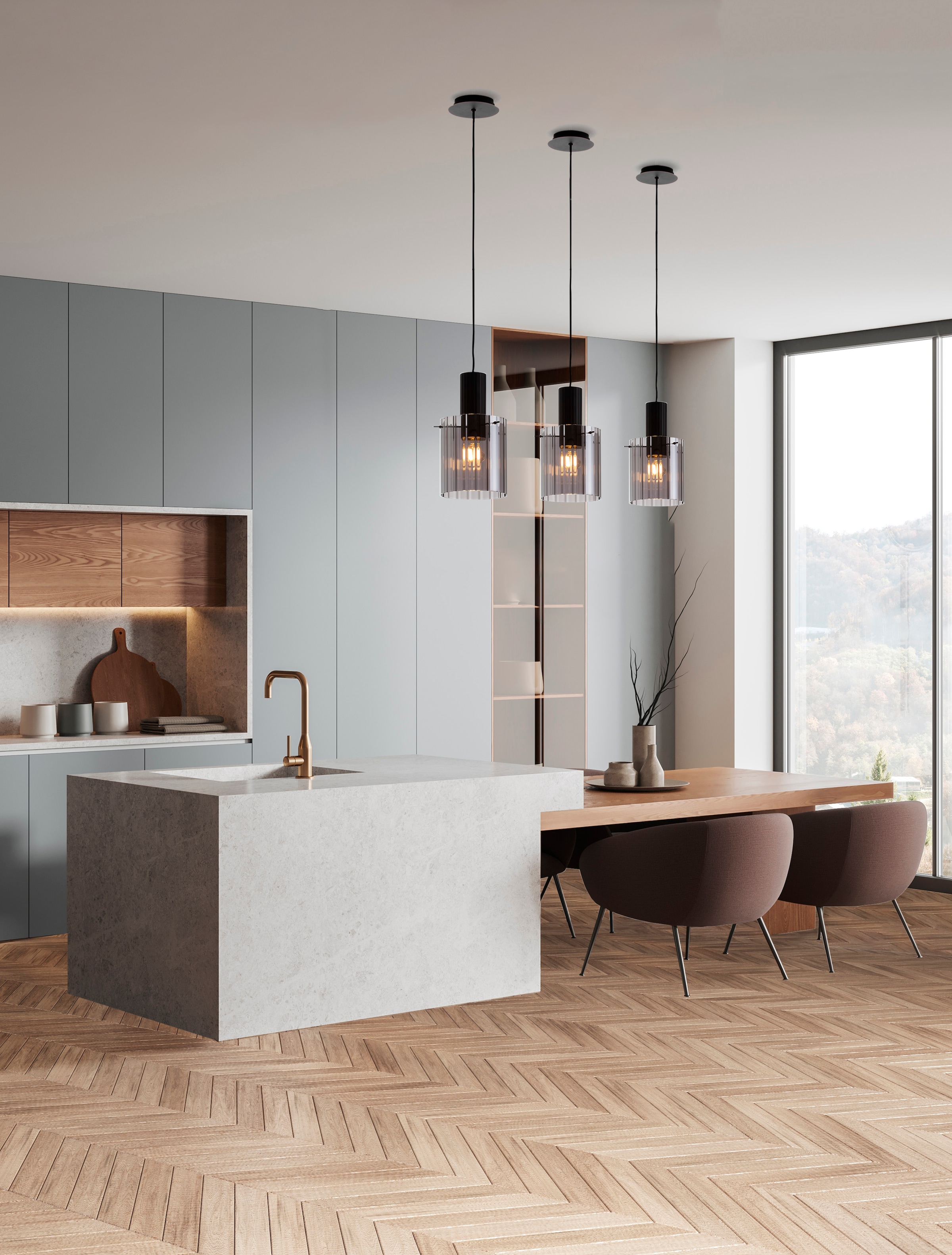 Nova Luce Pendelleuchte »MIRBI«, 1 flammig