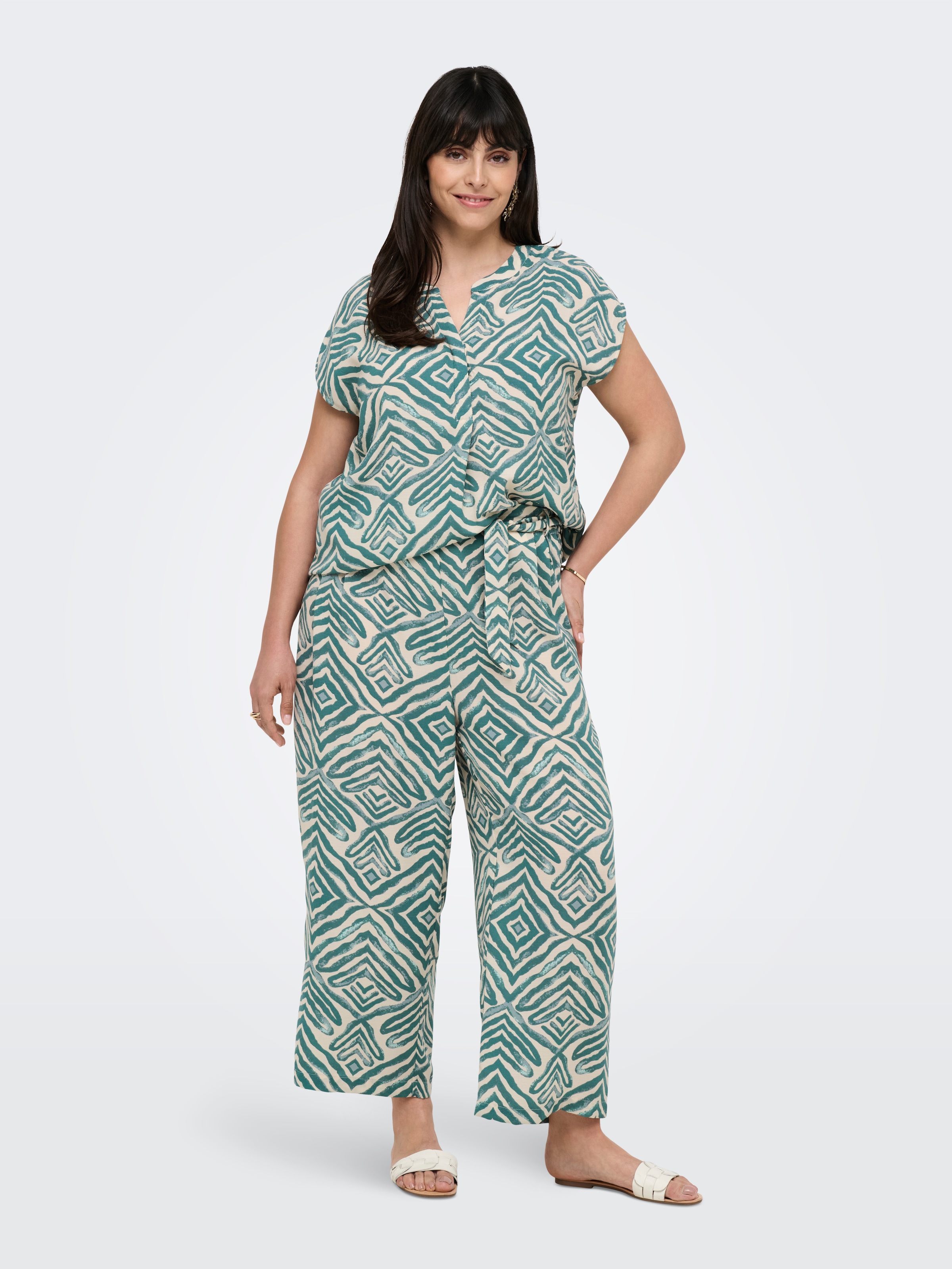 ONLY CARMAKOMA Culotte »CARSHILLA CULOTTE PANT AOP BS«